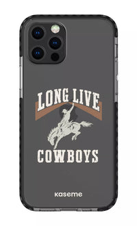 iPhone 12 pro Clear Case Black Long Live Clear Case -