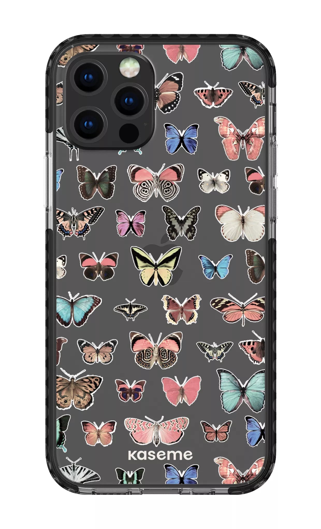 iPhone 12 pro Clear Case Black Paloma Clear Case -