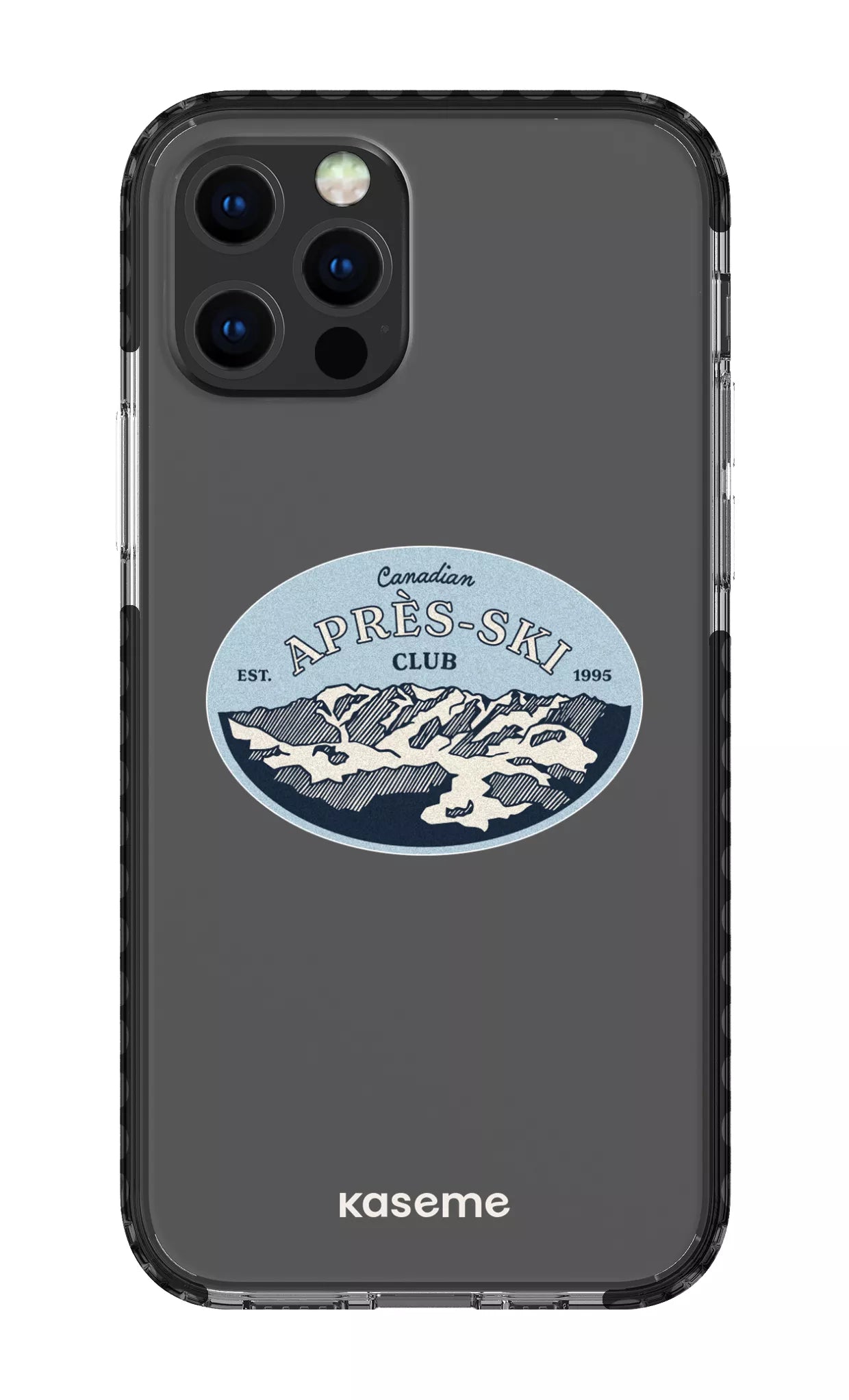 iPhone 12 pro Clear Case Black Whistler Clear Case -