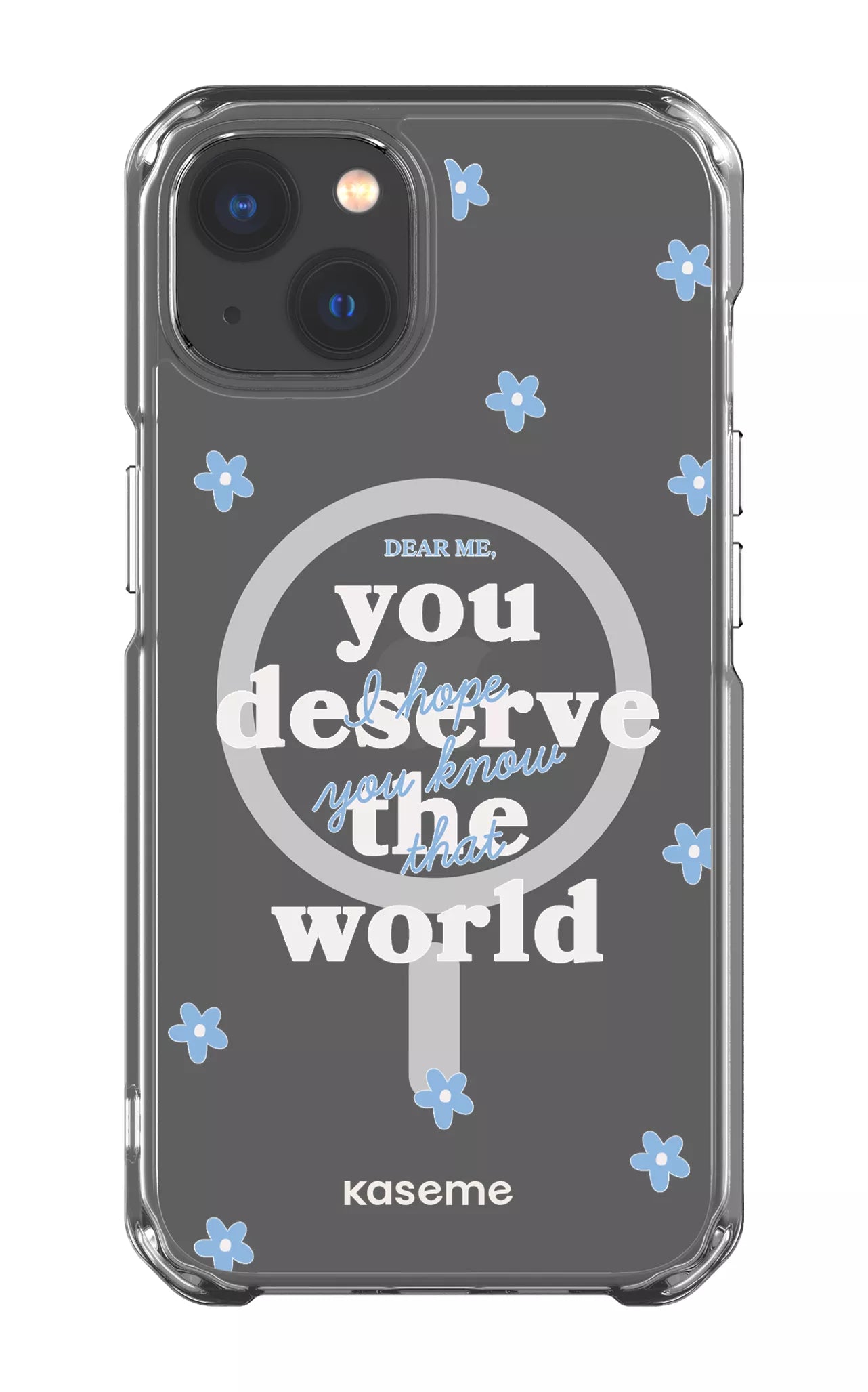 iPhone 13 Clear Case - Magsafe Dear Me Clear Case -