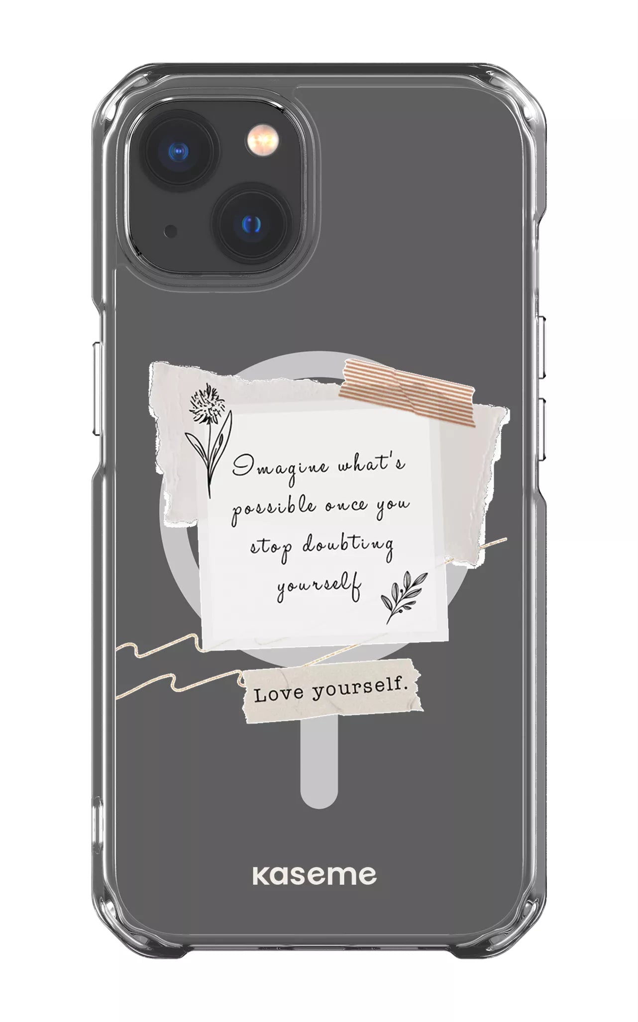 iPhone 13 Clear Case - Magsafe Faith Clear Case -