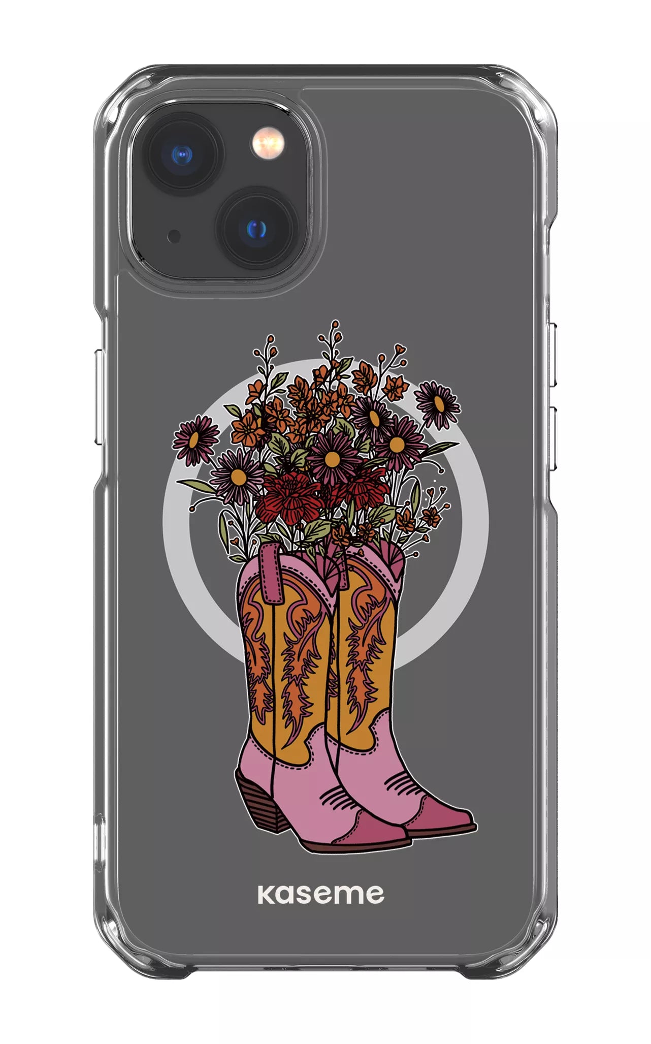 iPhone 13 Clear Case - Magsafe Howdy Clear Case -