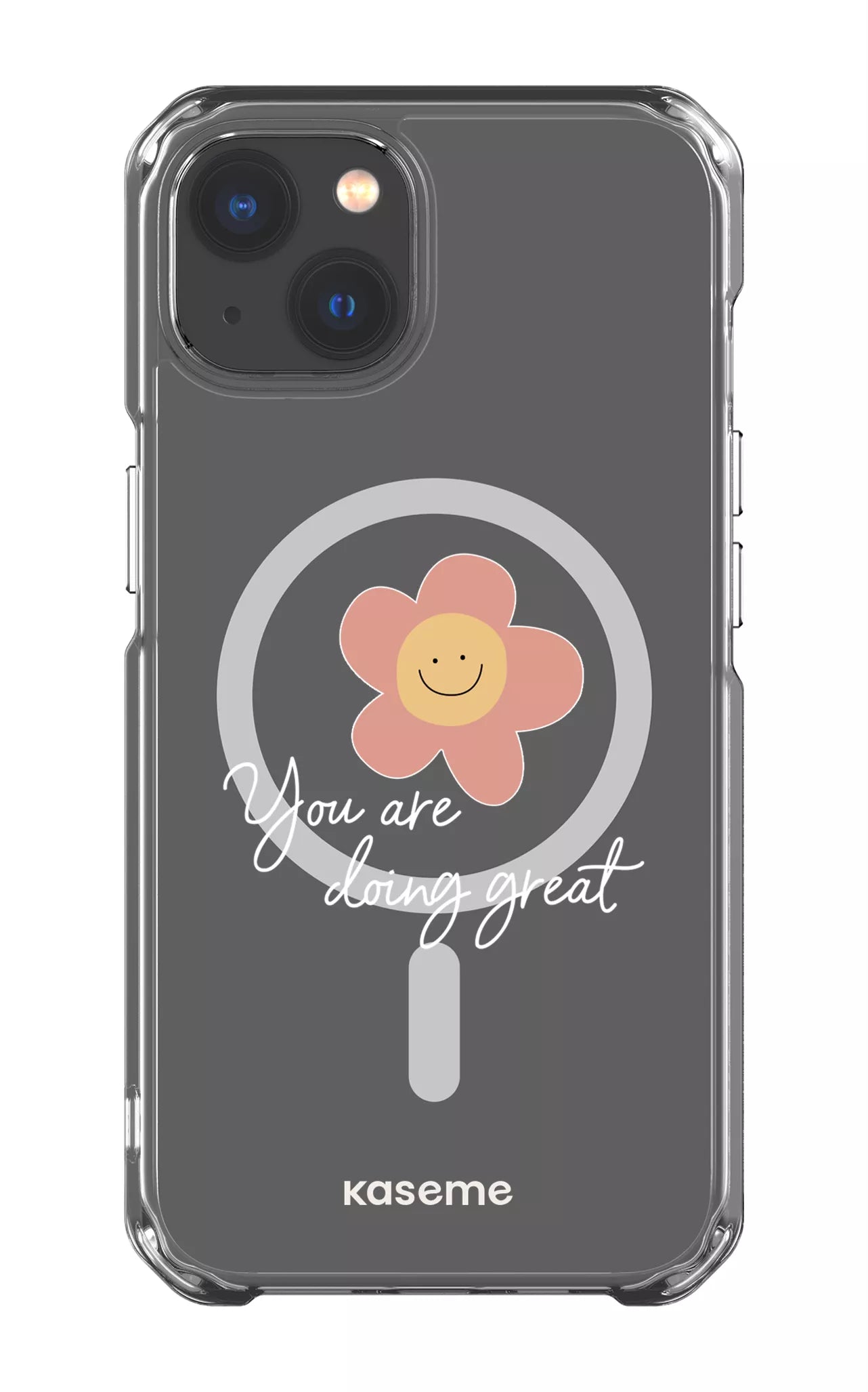 iPhone 13 Clear Case - Magsafe Keep going Clear Case -