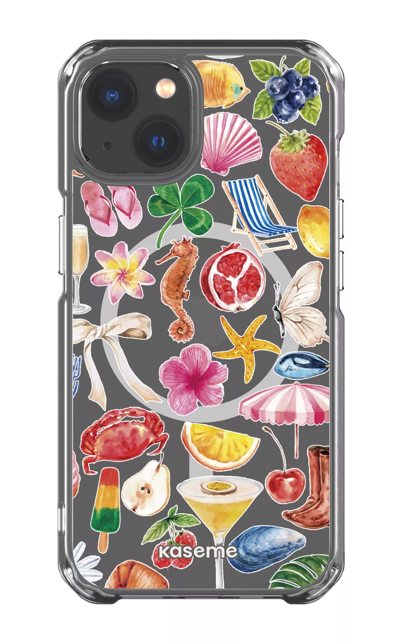 iPhone 13 Clear Case - Magsafe St-Tropez Clear Case -