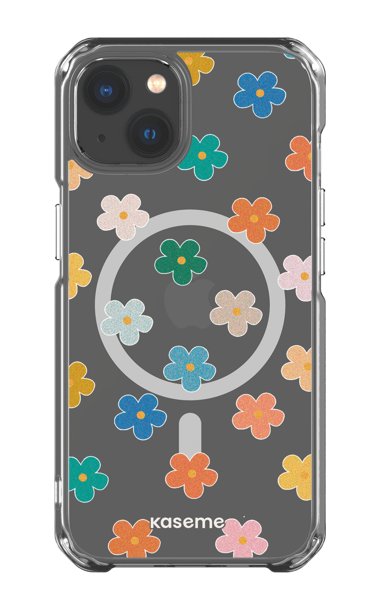 iPhone 13 Clear Case - Magsafe Woodstock Clear Case -