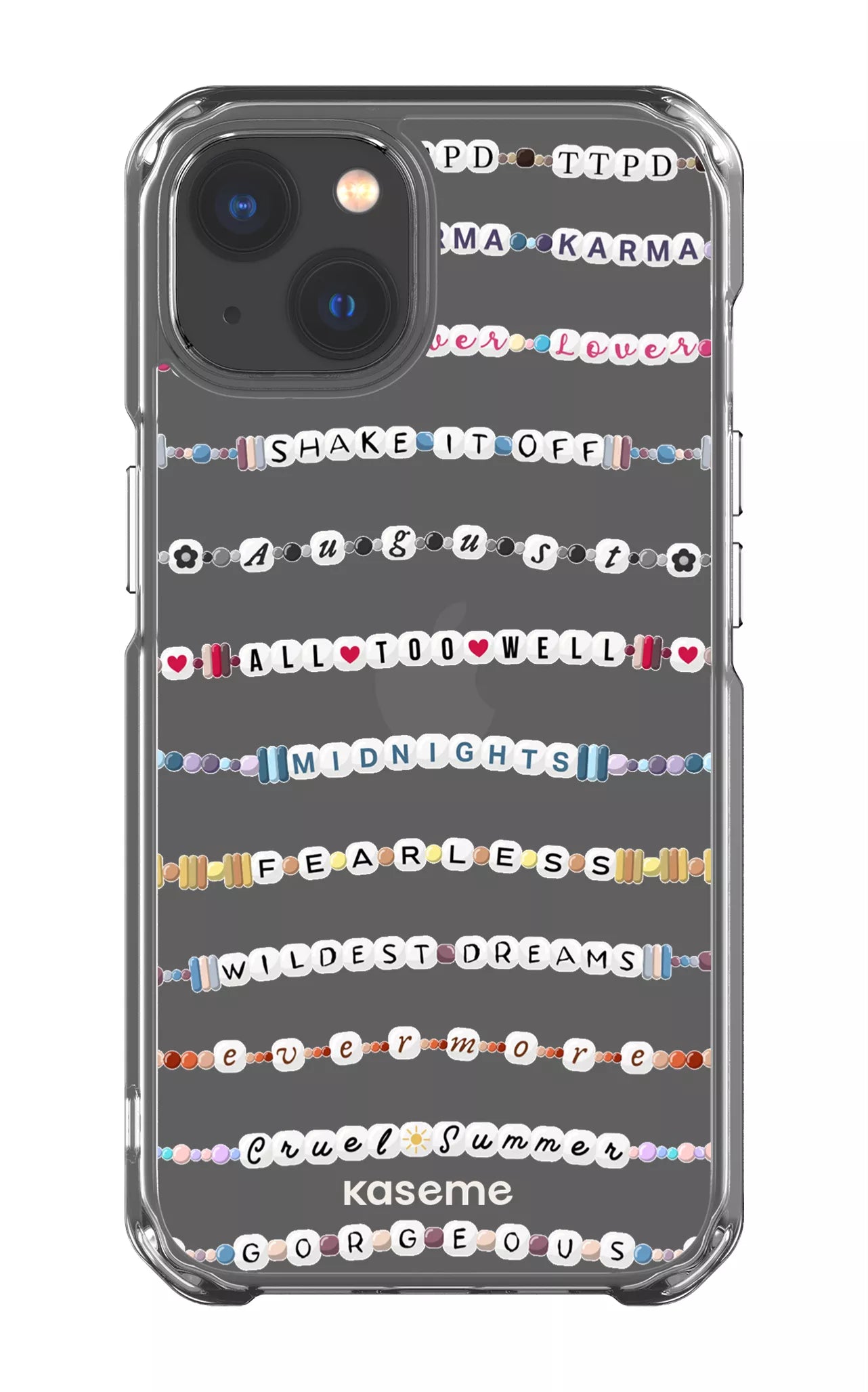 iPhone 13 Clear Case Love Story Clear Case -