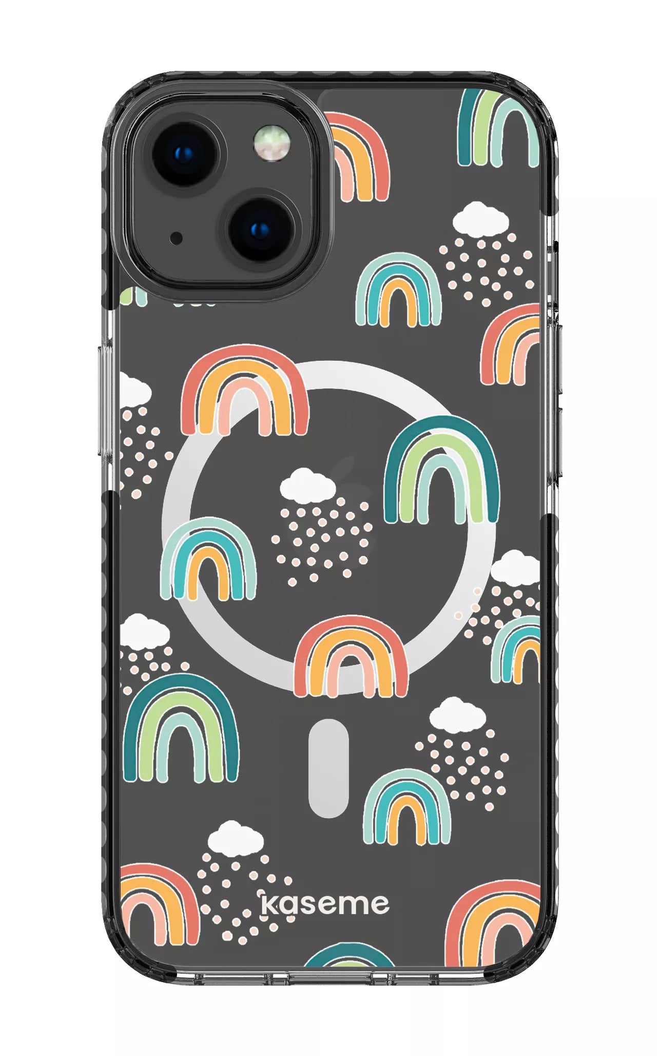 iPhone 13 Clear Case Magsafe - Black Be You Clear Case -