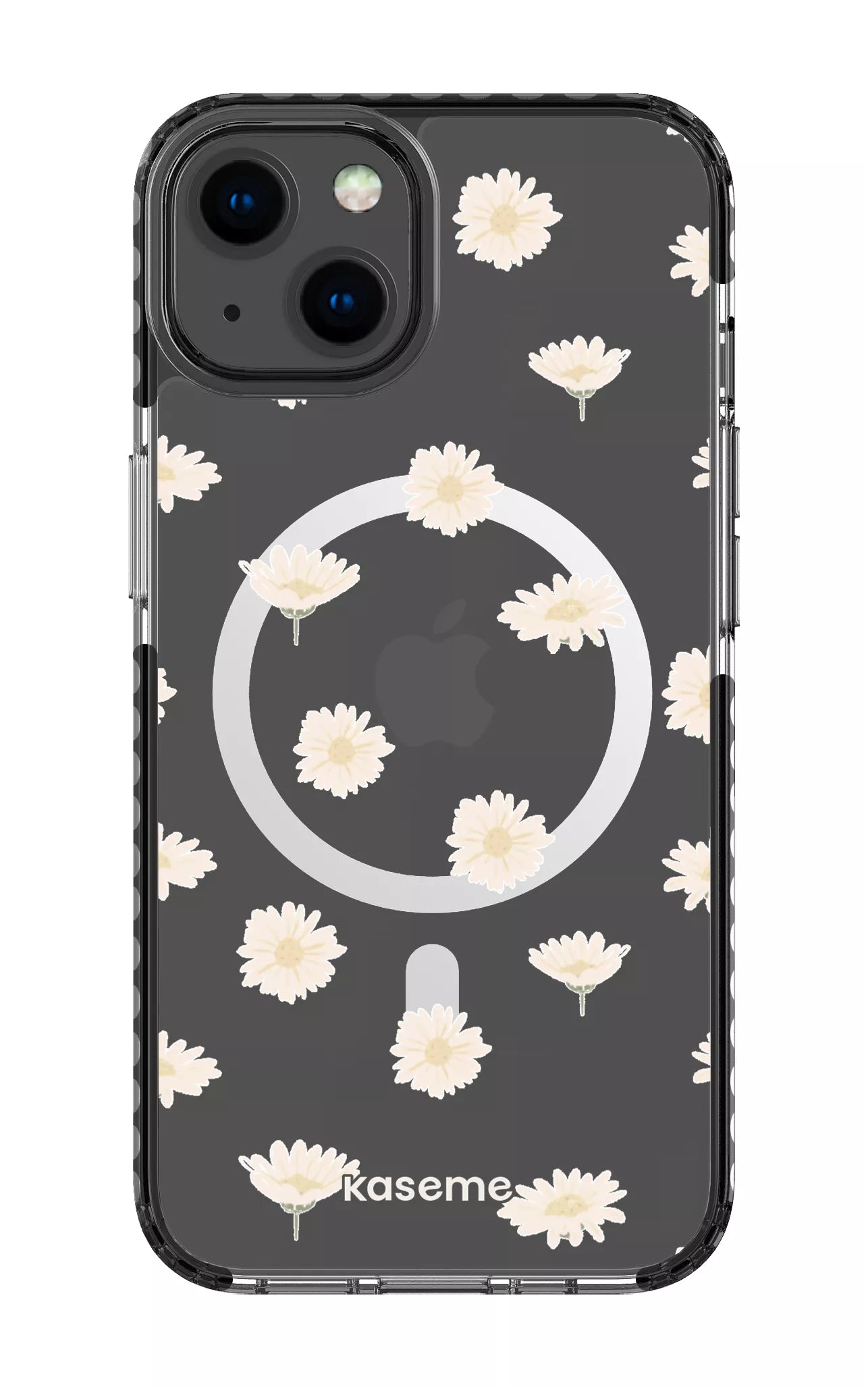 iPhone 13 Clear Case Magsafe - Black Bella Clear Case -