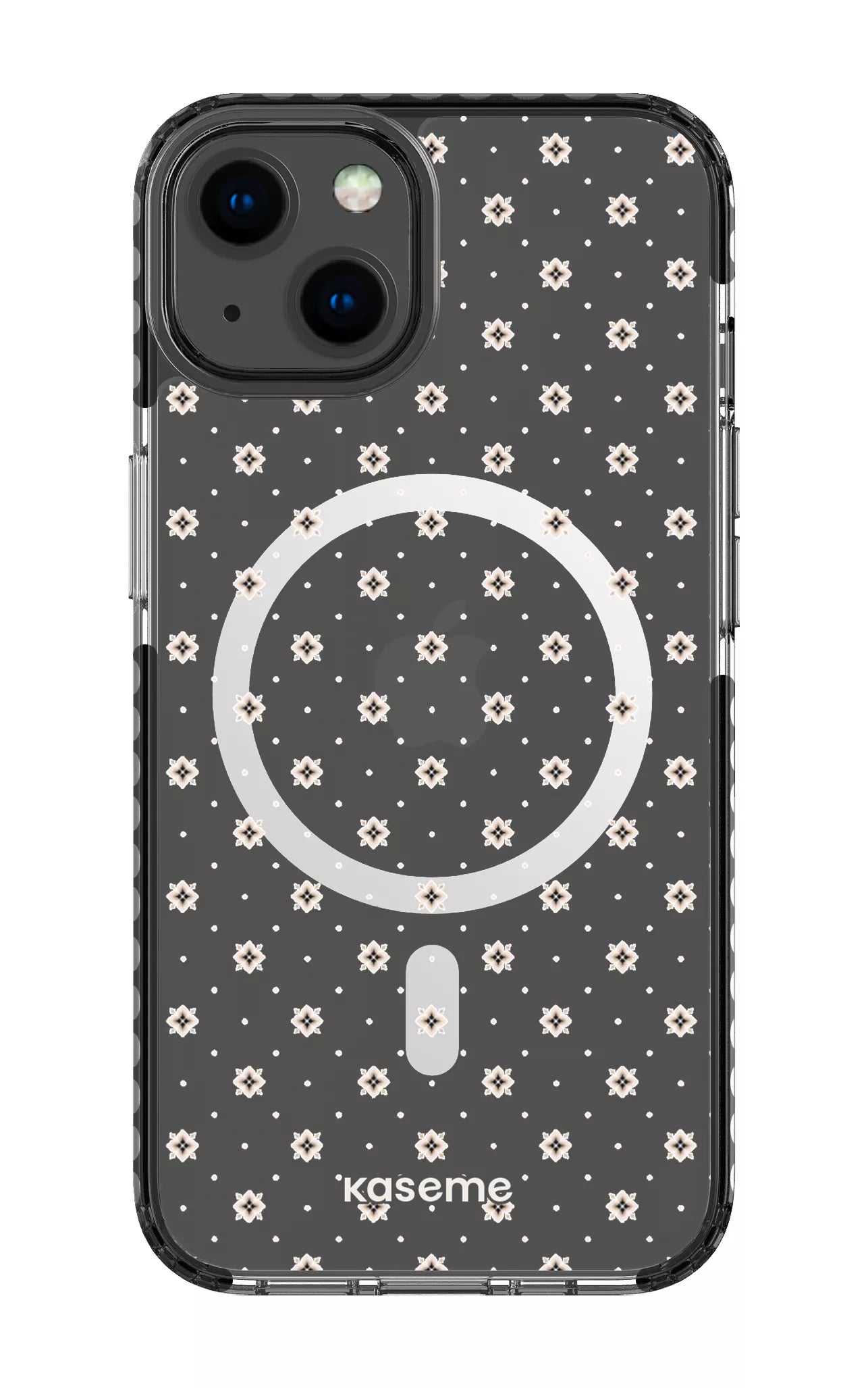 iPhone 13 Clear Case Magsafe - Black Billie Clear Case -