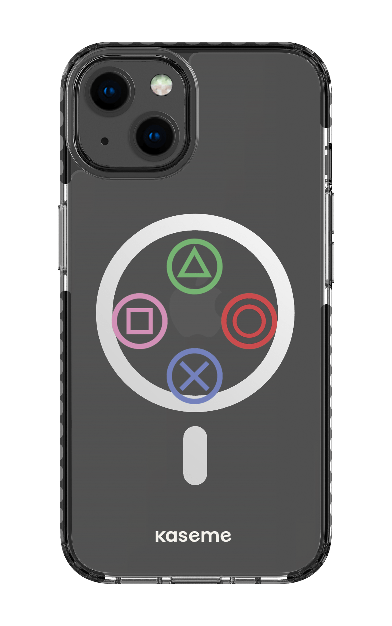 iPhone 13 Clear Case Magsafe - Black Console Clear Case -