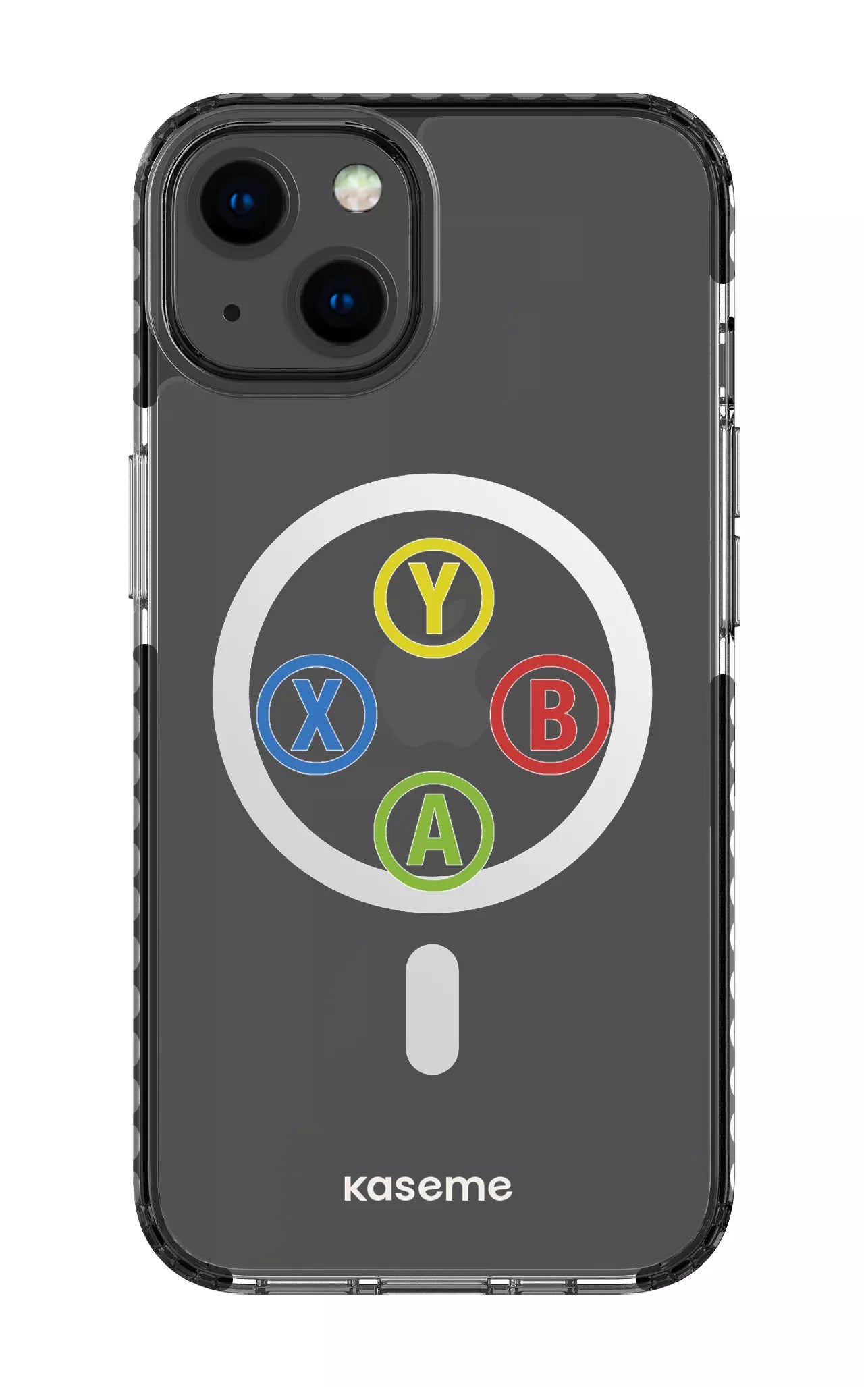 iPhone 13 Clear Case Magsafe - Black Game Clear Case -