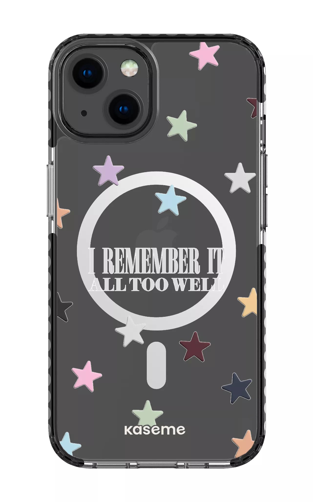 iPhone 13 Clear Case Magsafe - Black It Was Rare Clear Case -