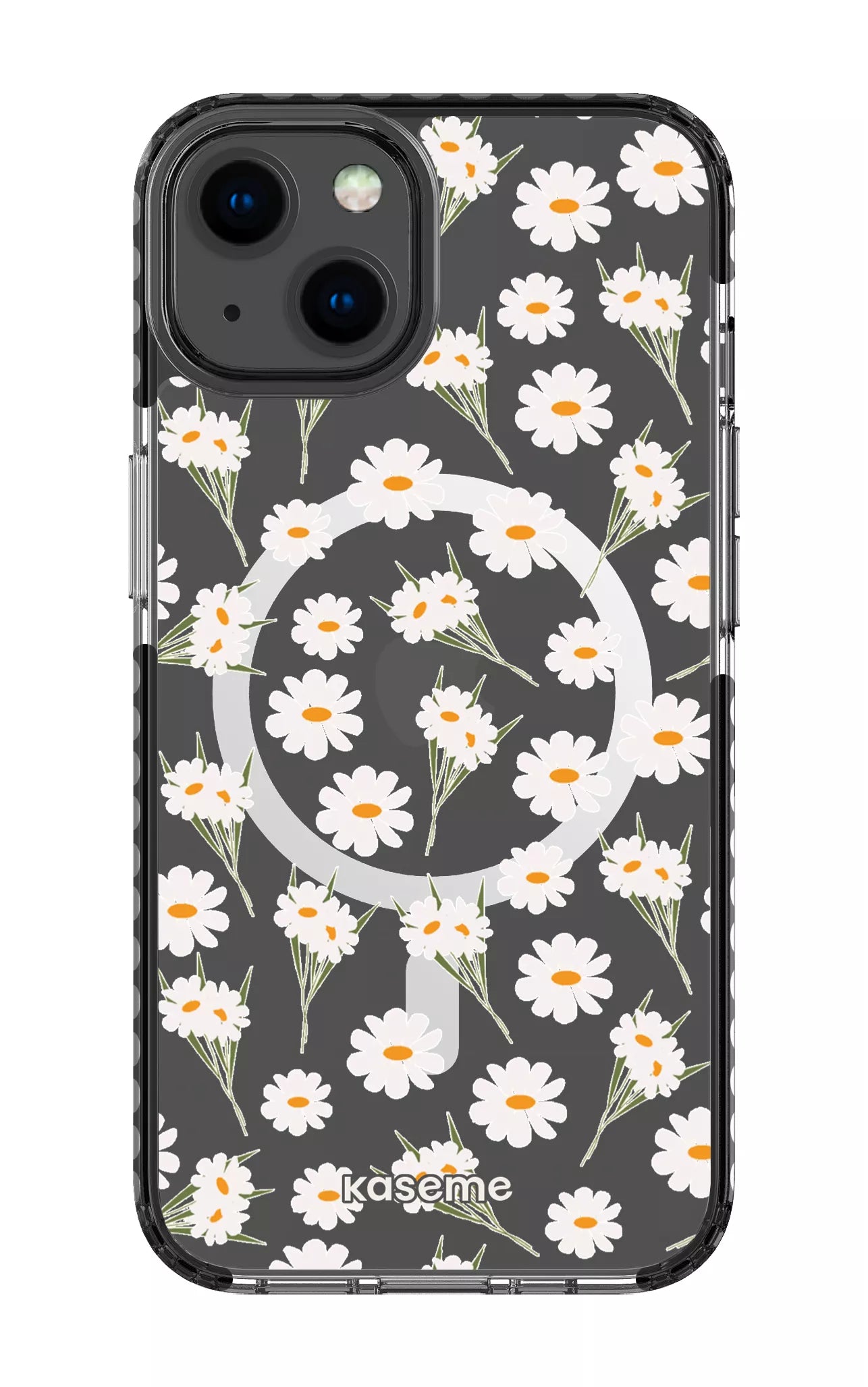 iPhone 13 Clear Case Magsafe - Black Jane Clear Case -