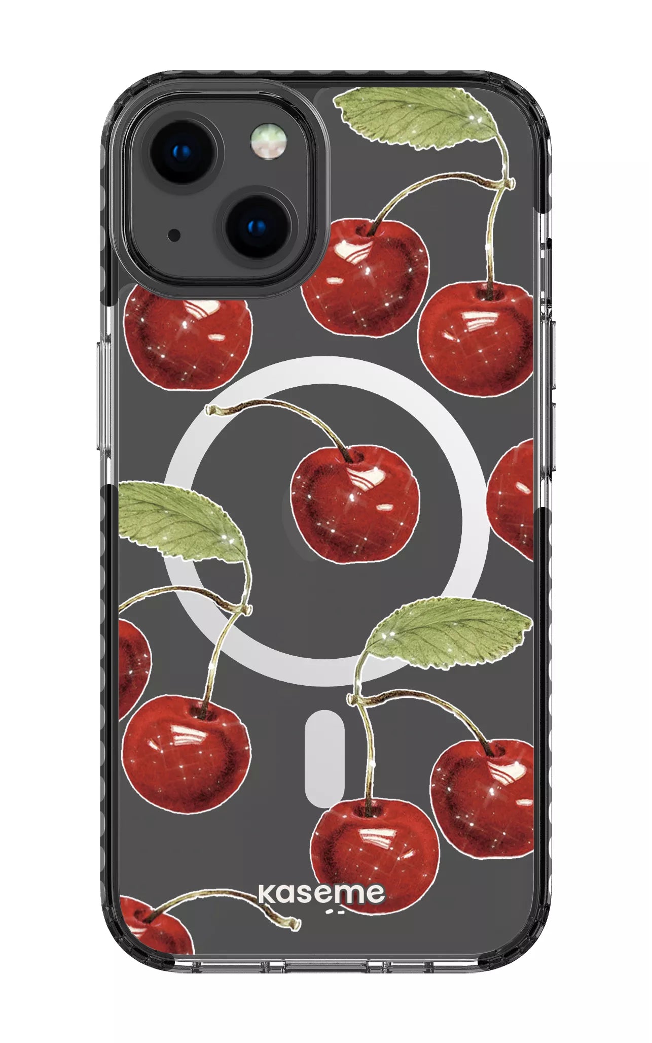 iPhone 13 Clear Case Magsafe - Black Juicy Clear Case -