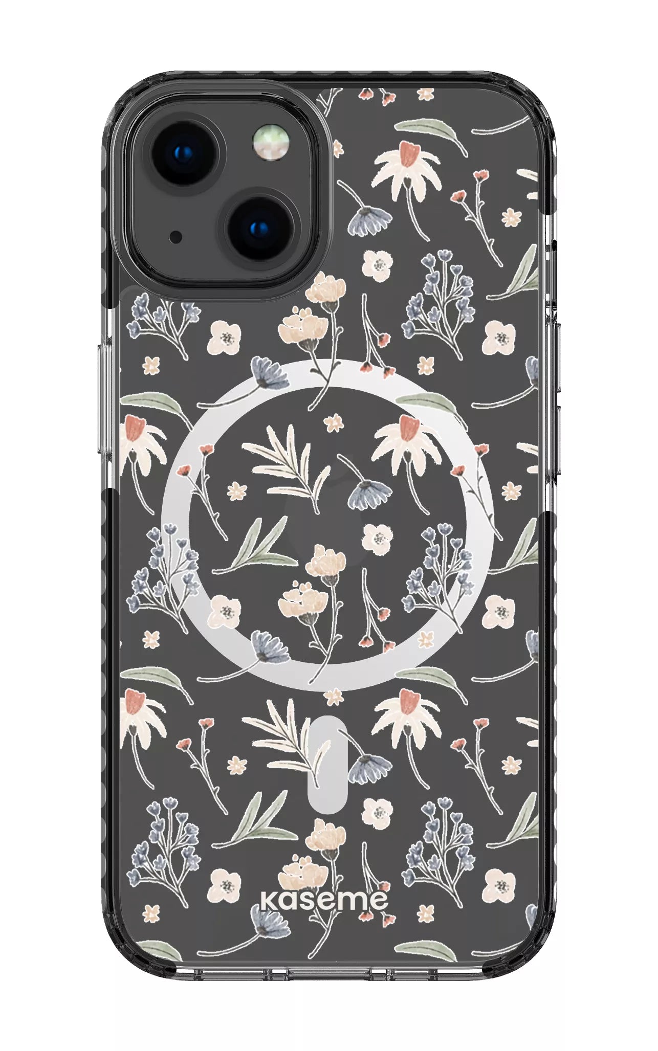 iPhone 13 Clear Case Magsafe - Black Mia Clear Case -