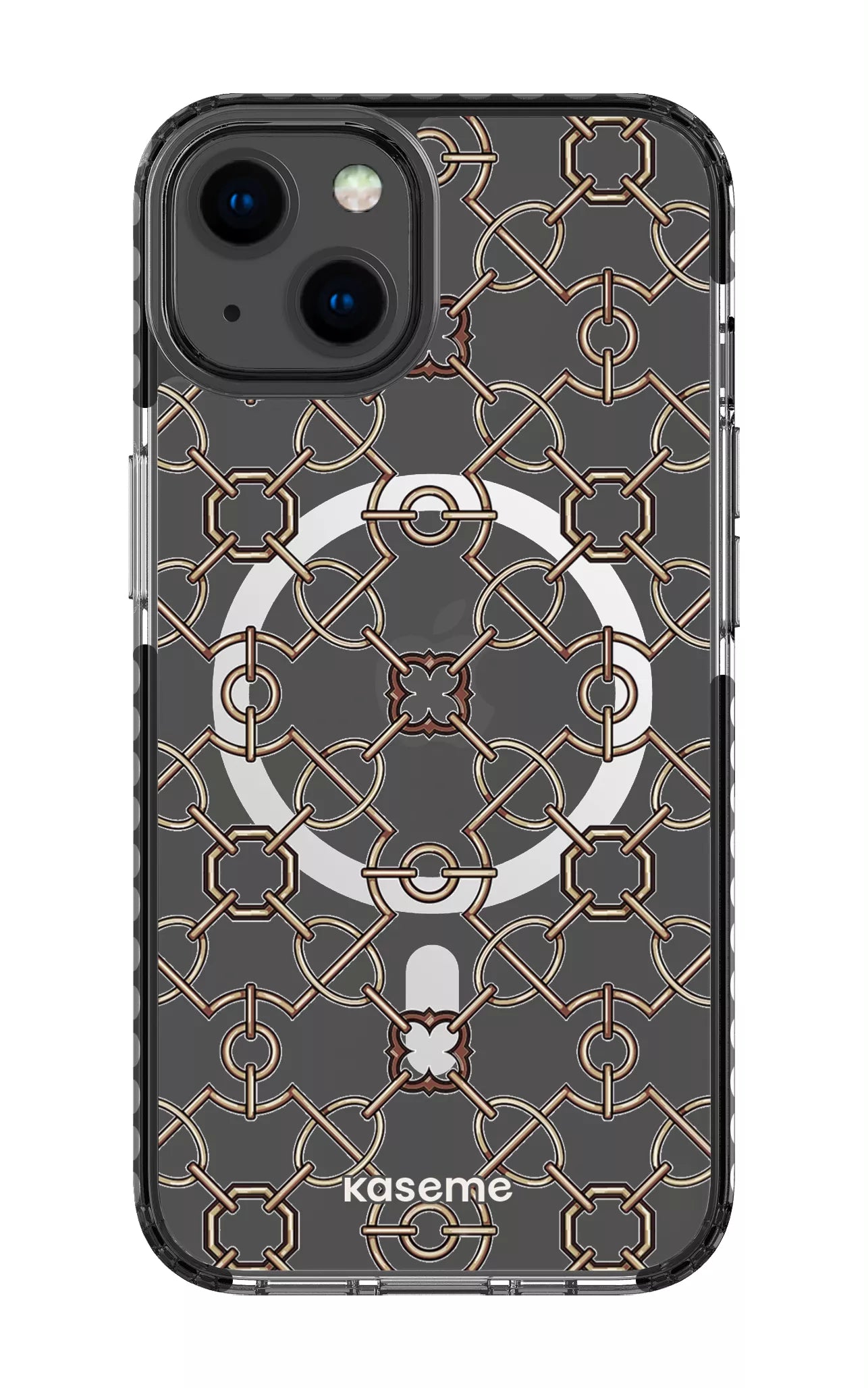 iPhone 13 Clear Case Magsafe - Black Refined Clear Case -