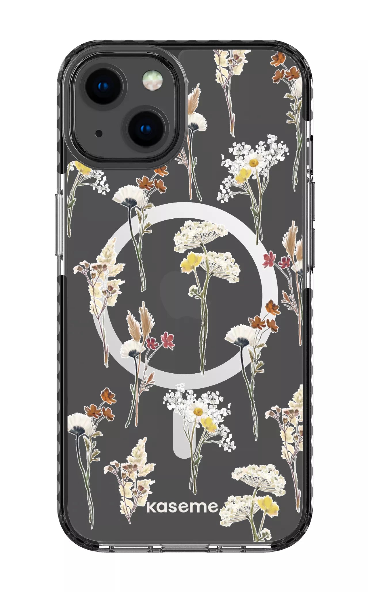 iPhone 13 Clear Case Magsafe - Black Wilderness Clear Case -