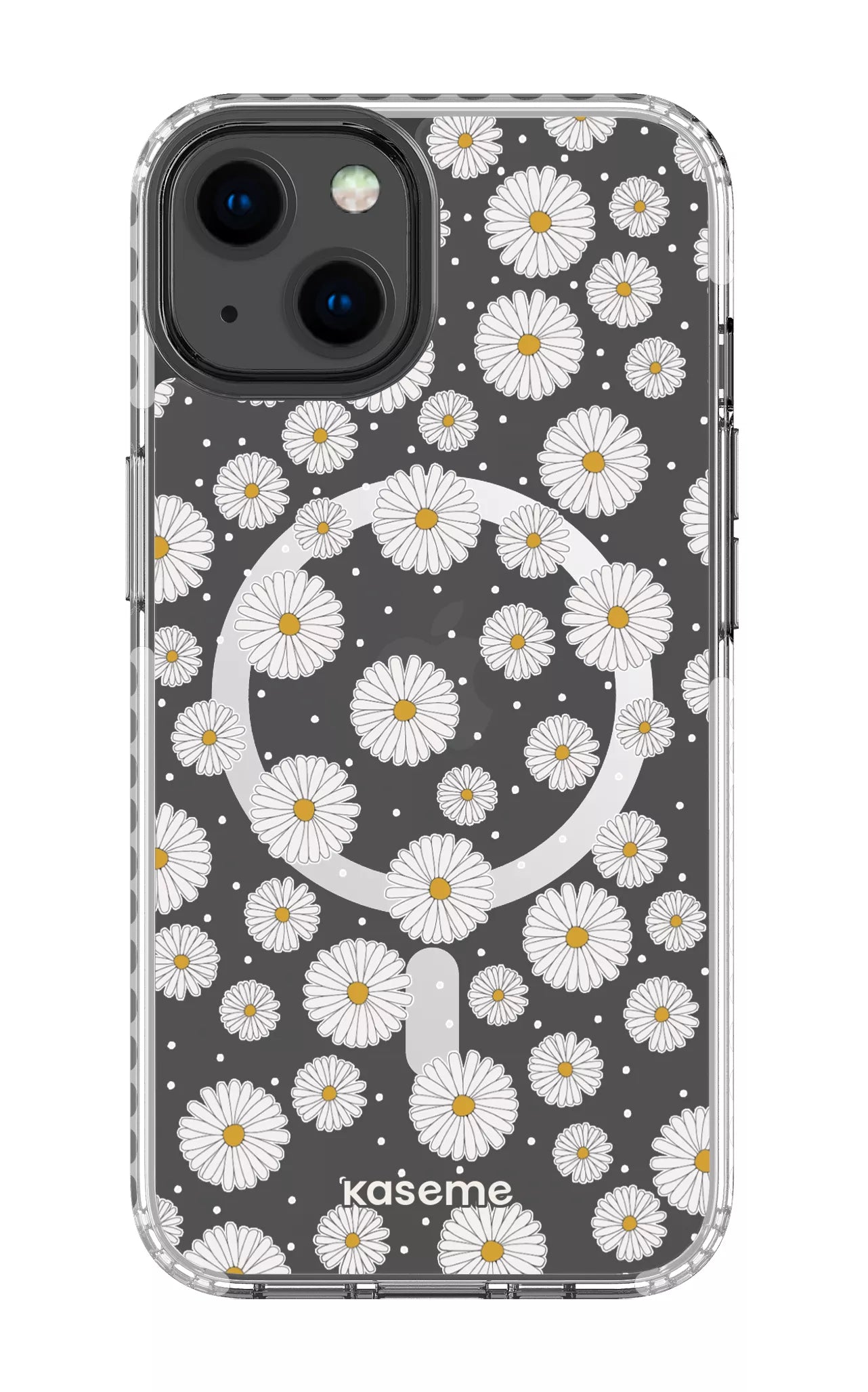 iPhone 13 Clear Case Magsafe - White Ashley Clear Case -