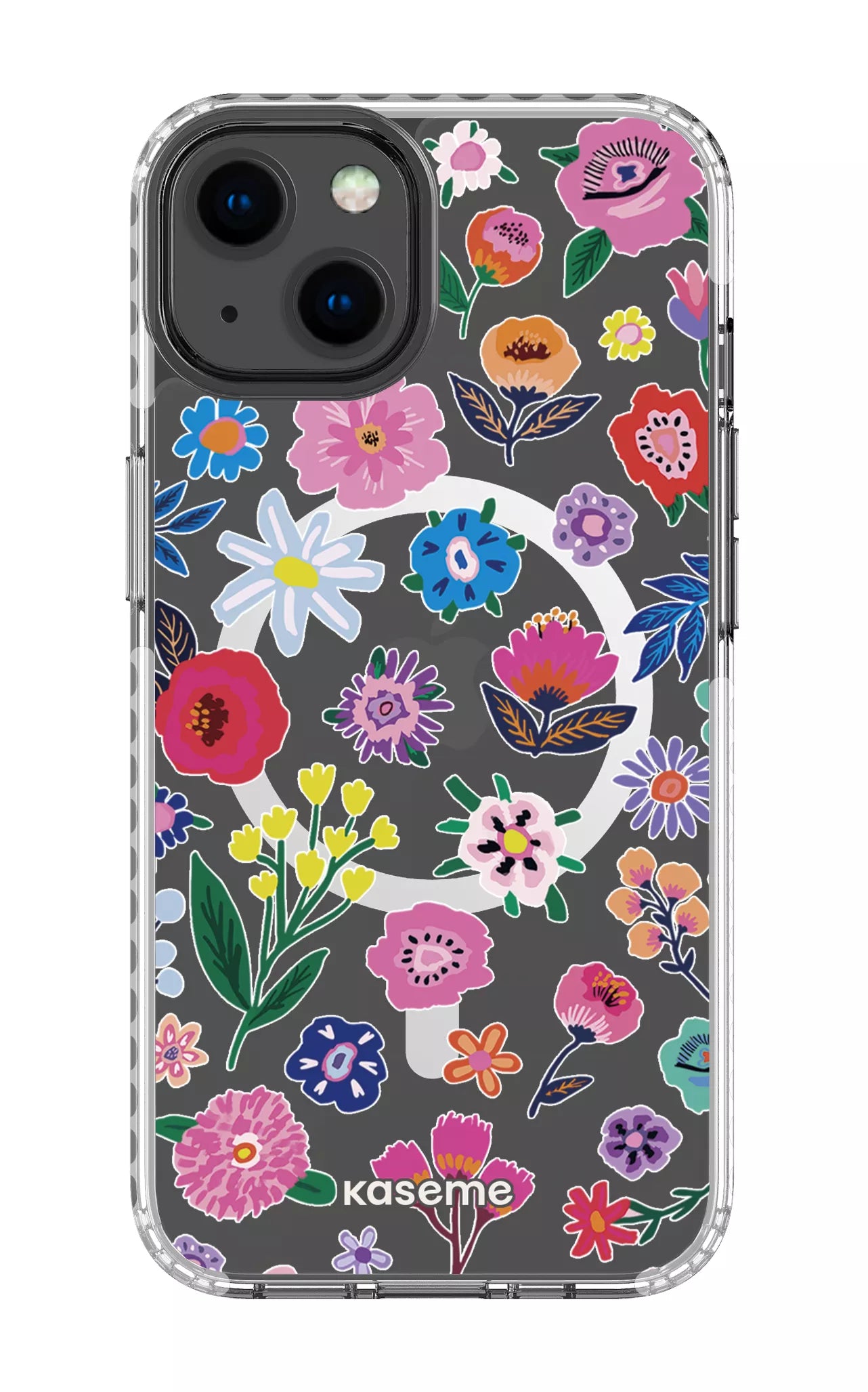 iPhone 13 Clear Case Magsafe - White Aura Clear Case -