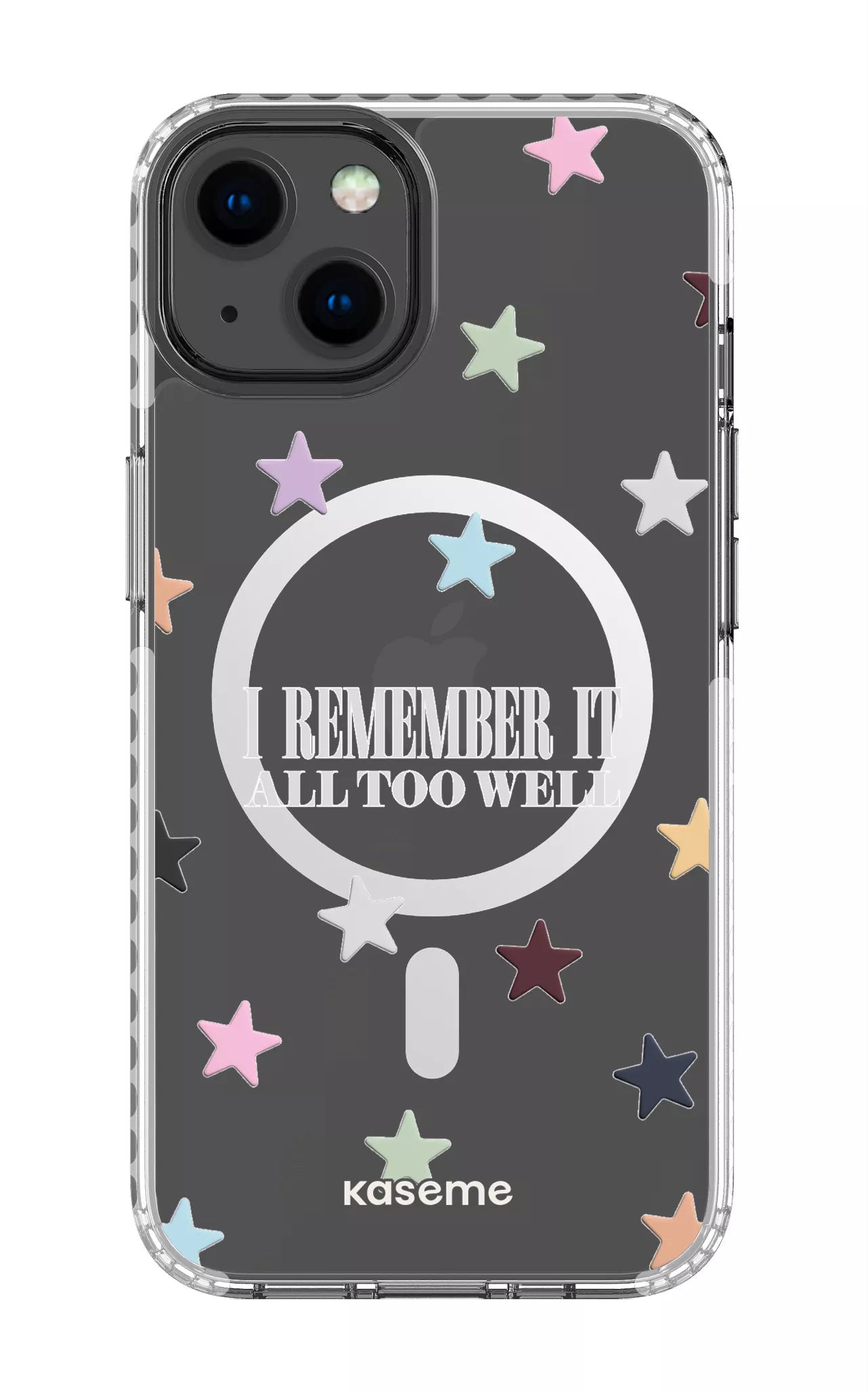 iPhone 13 Clear Case Magsafe - White It Was Rare Clear Case -