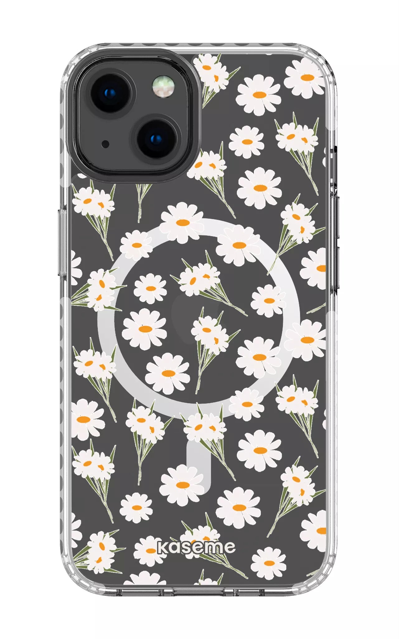 iPhone 13 Clear Case Magsafe - White Jane Clear Case -