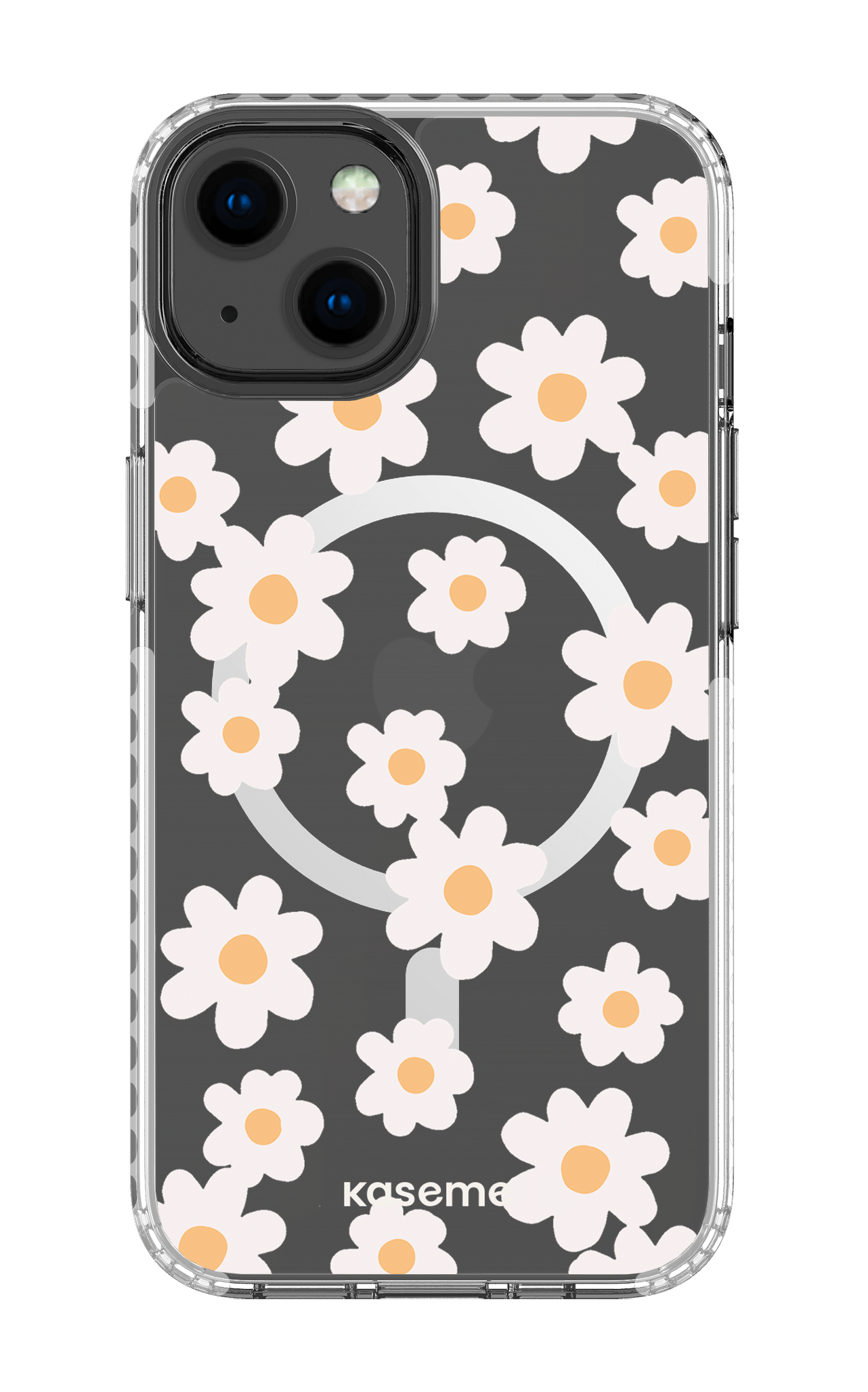 iPhone 13 Clear Case Magsafe - White May Clear Case -