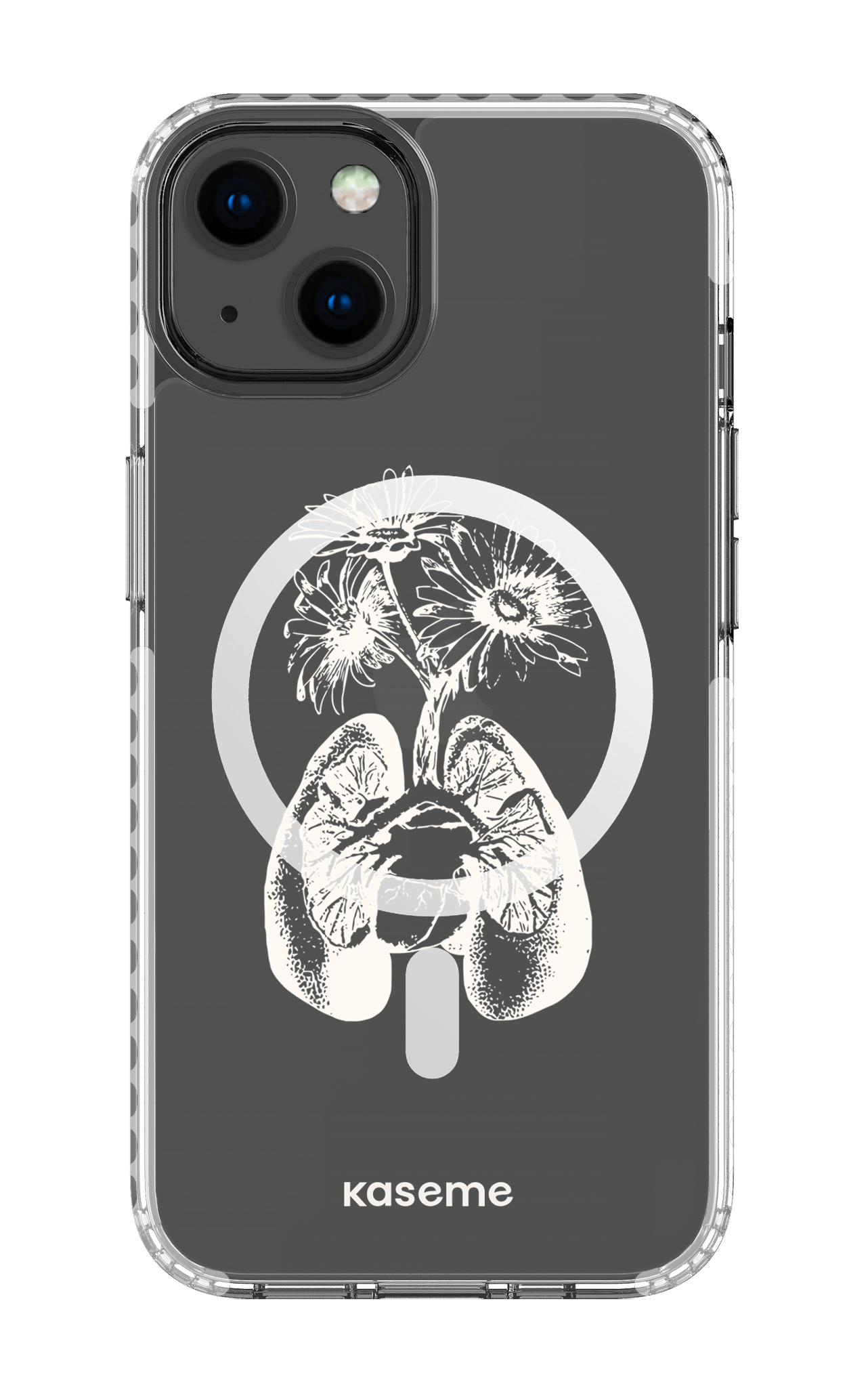 iPhone 13 Clear Case Magsafe - White Revival Clear Case -