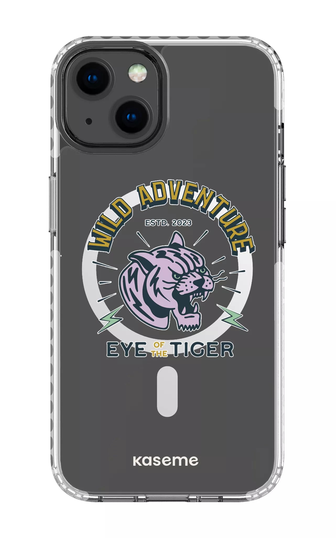 iPhone 13 Clear Case Magsafe - White Wildcats Clear Case -