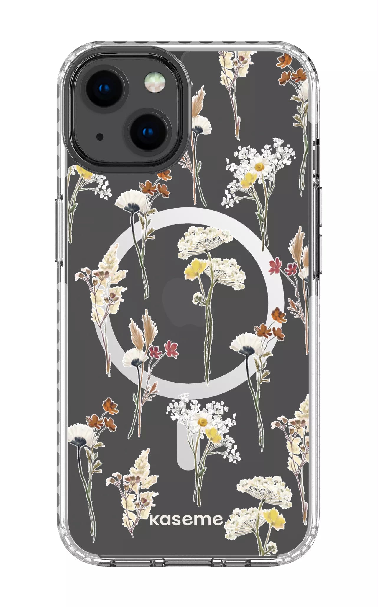 iPhone 13 Clear Case Magsafe - White Wilderness Clear Case -