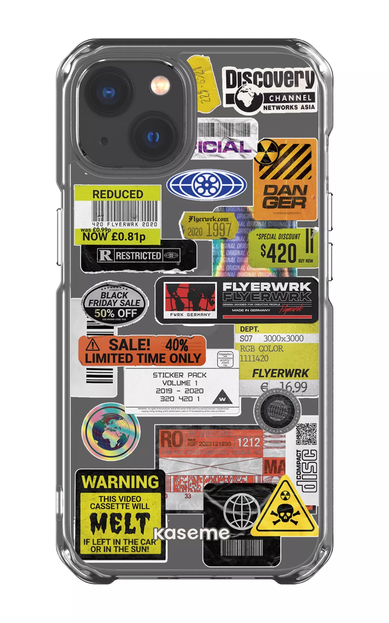 iPhone 13 Clear Case Melt Clear Case -