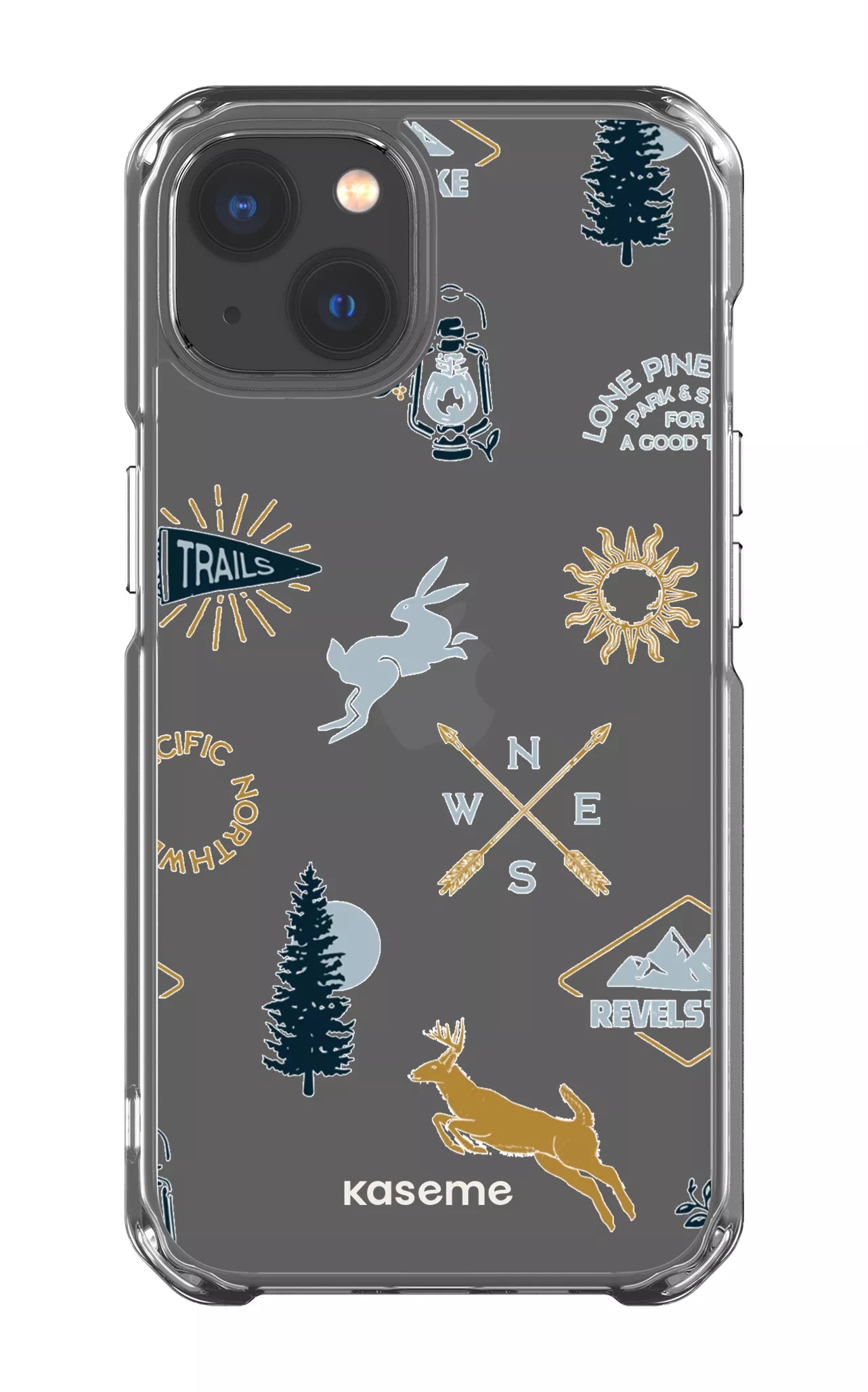 iPhone 13 Clear Case Revelstoke white Clear Case -