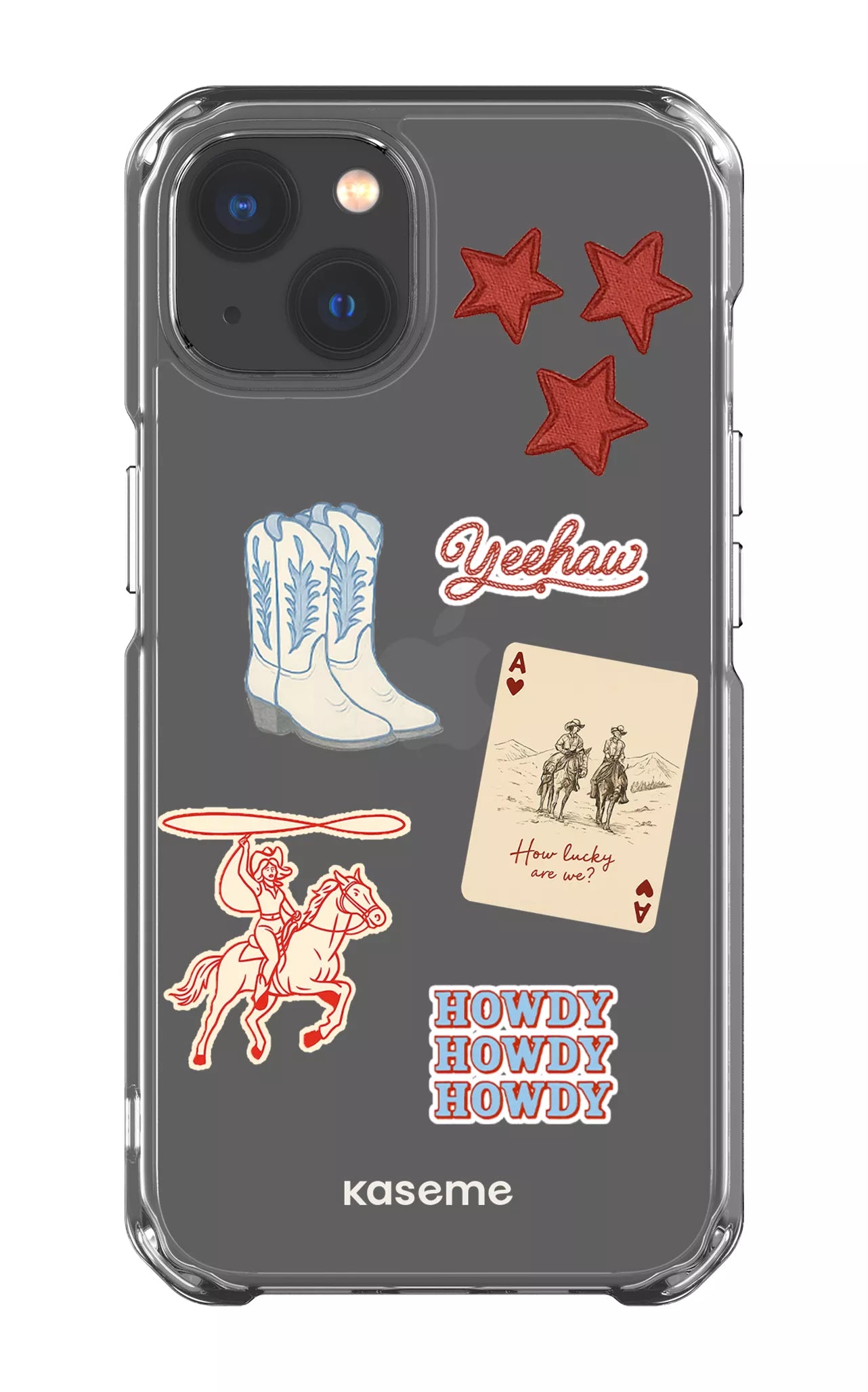 iPhone 13 Clear Case Yeehaw Clear Case -