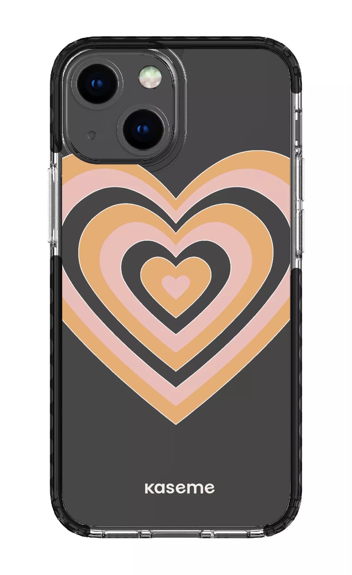 iPhone 13 Mini Clear Case - Black Amor Clear Case -