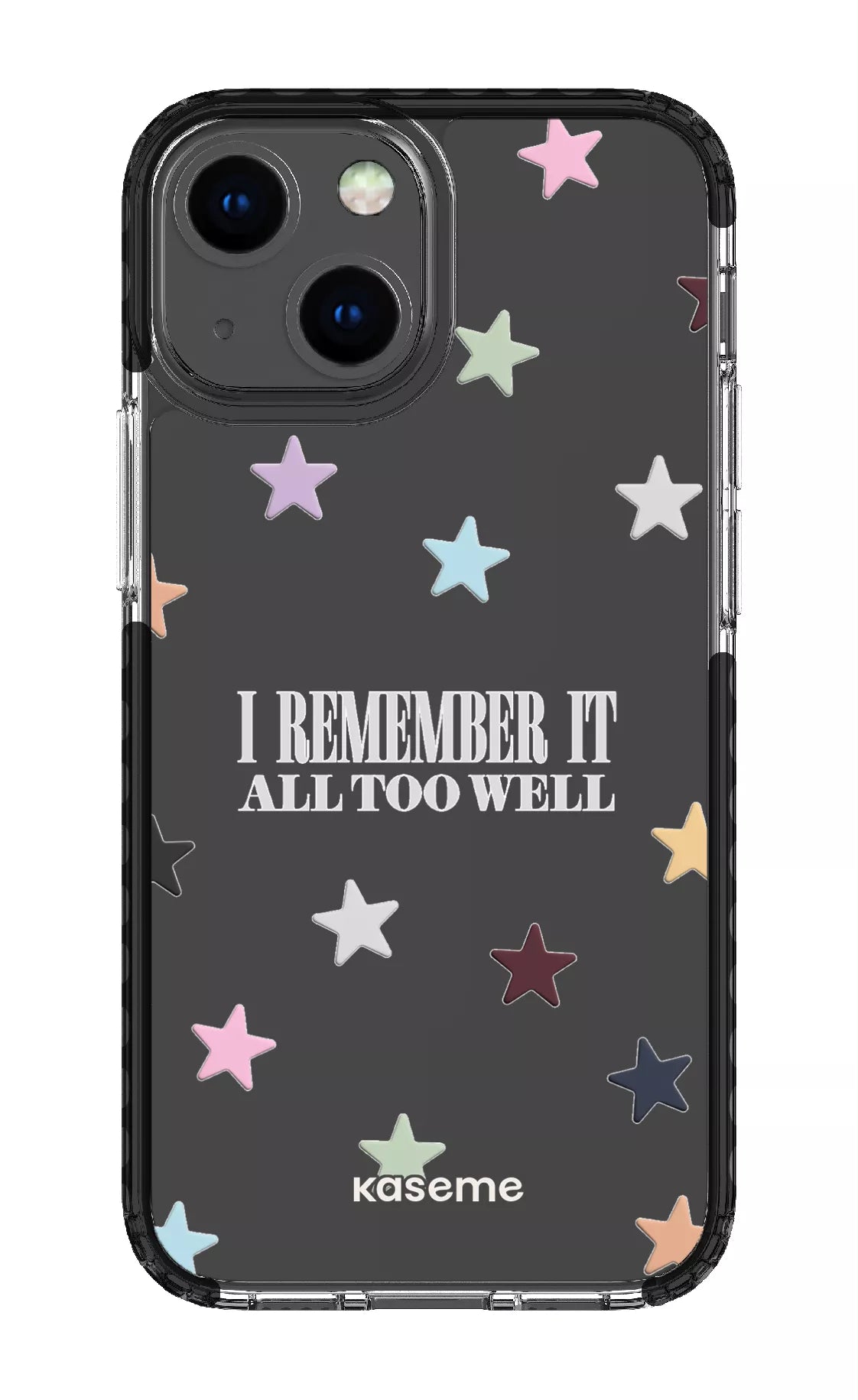 iPhone 13 Mini Clear Case - Black It Was Rare Clear Case -