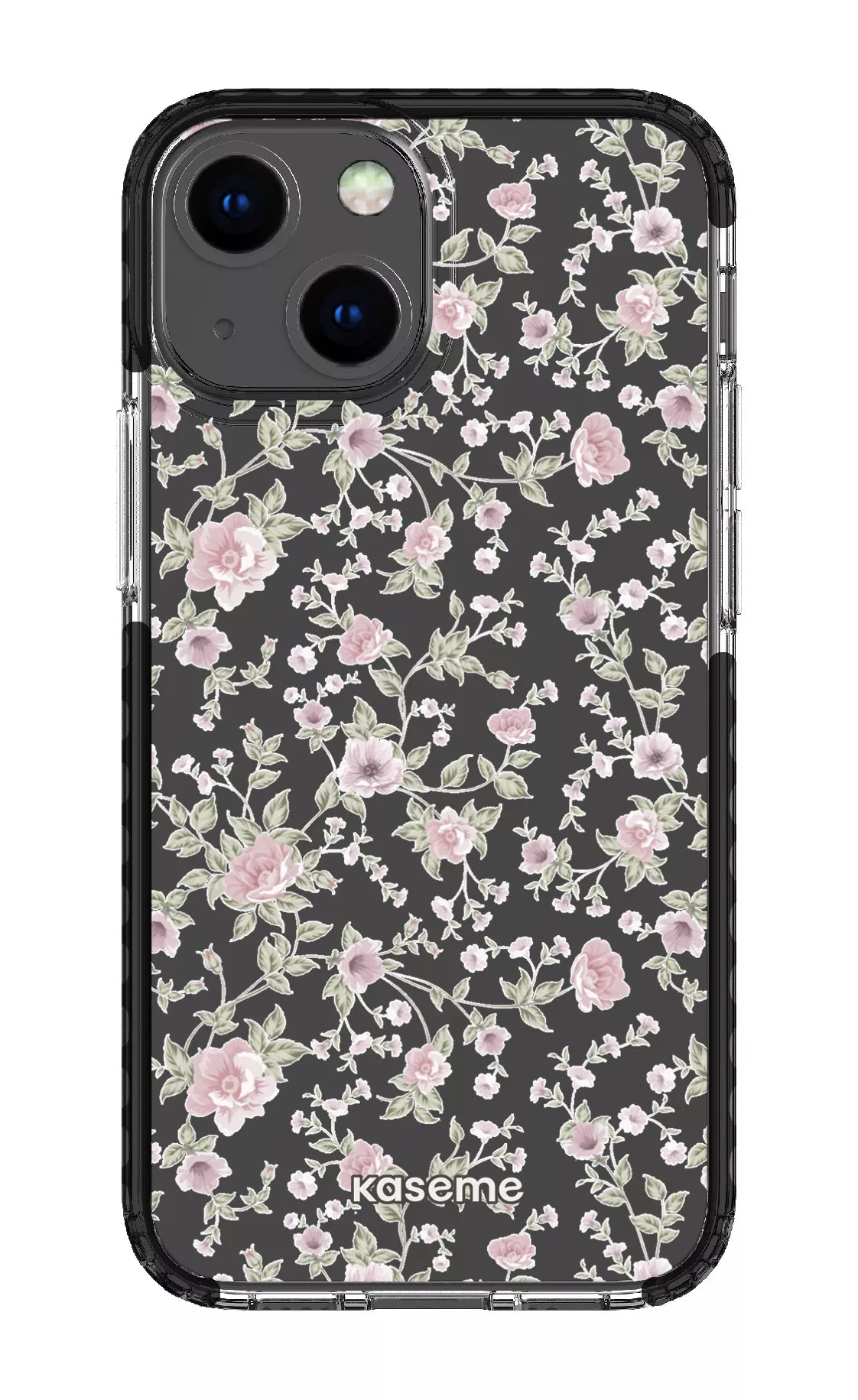 iPhone 13 Mini Clear Case - Black La Vie en Rose Clear Case -