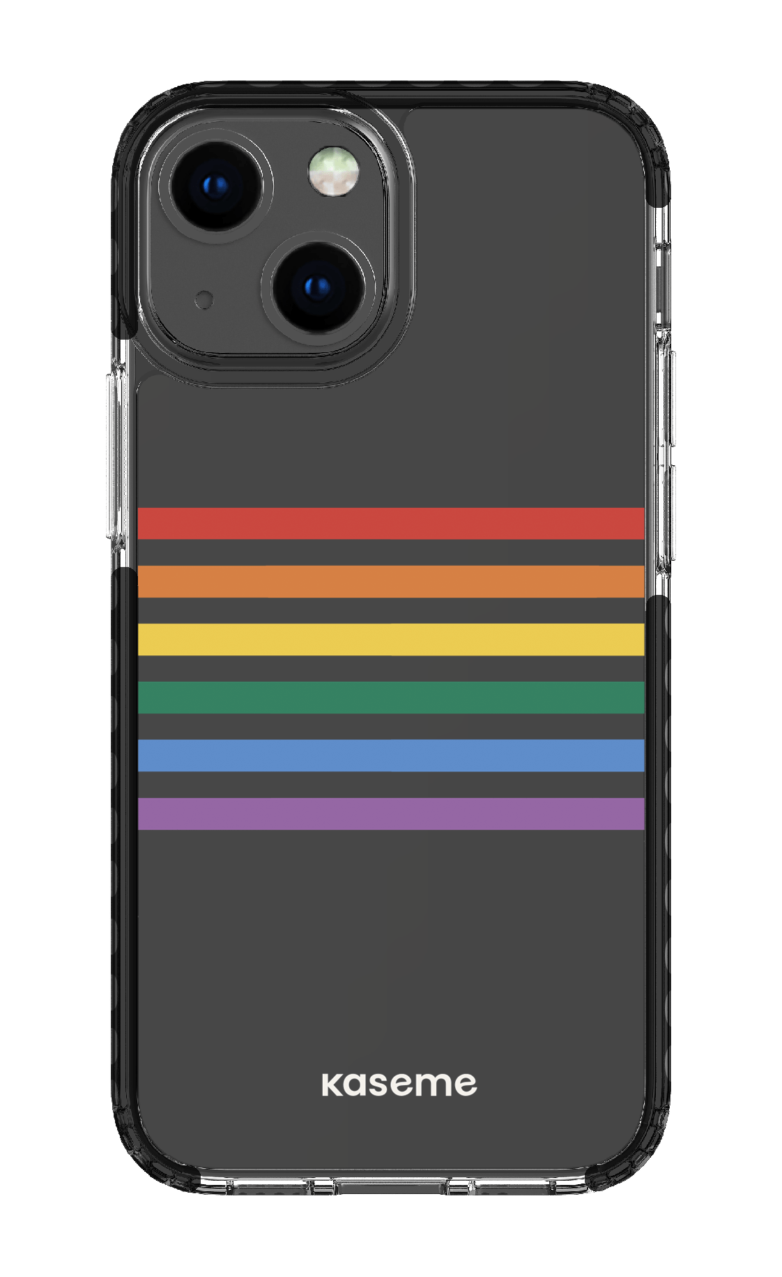 iPhone 13 Mini Clear Case - Black Out and proud Clear Case -