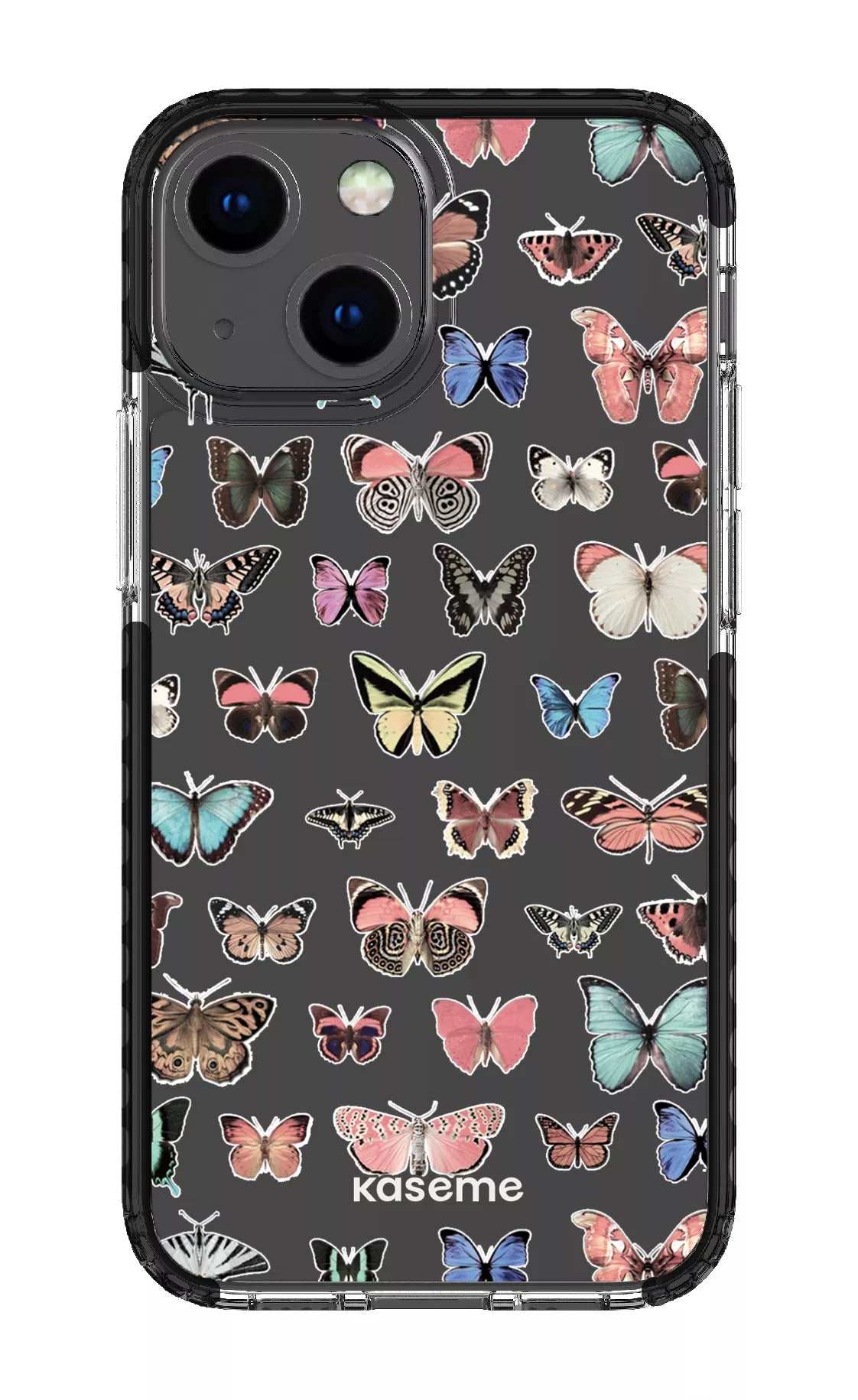 iPhone 13 Mini Clear Case - Black Paloma Clear Case -