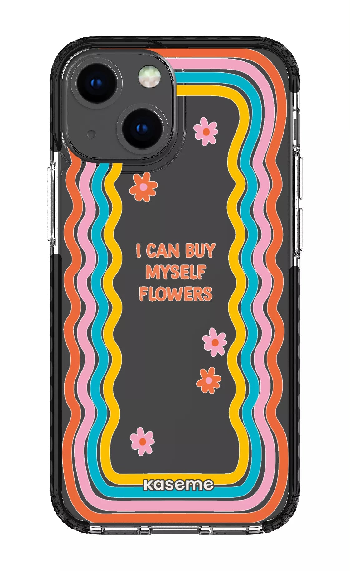 iPhone 13 Mini Clear Case - Black She Can Clear Case -