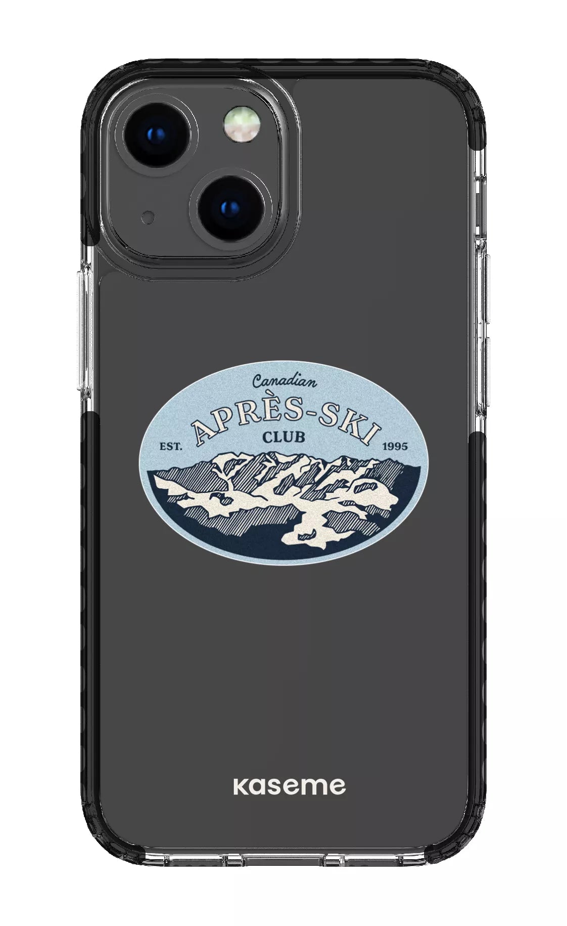 iPhone 13 Mini Clear Case - Black Whistler Clear Case -