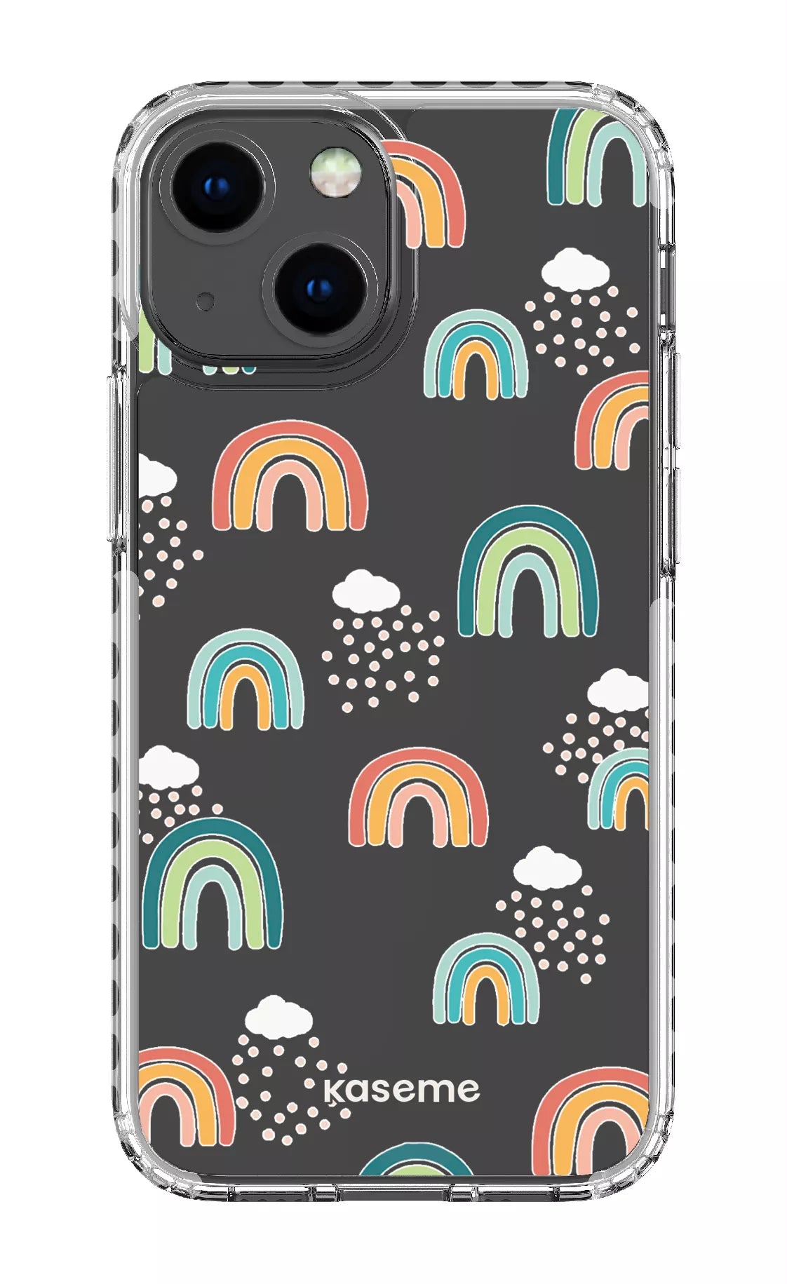 iPhone 13 Mini Clear Case - White Be You Clear Case -