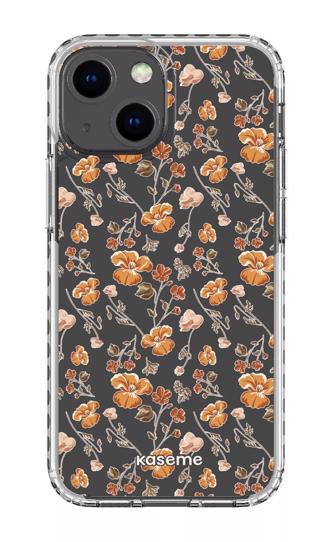 iPhone 13 Mini Clear Case - White Beatrice Clear Case -