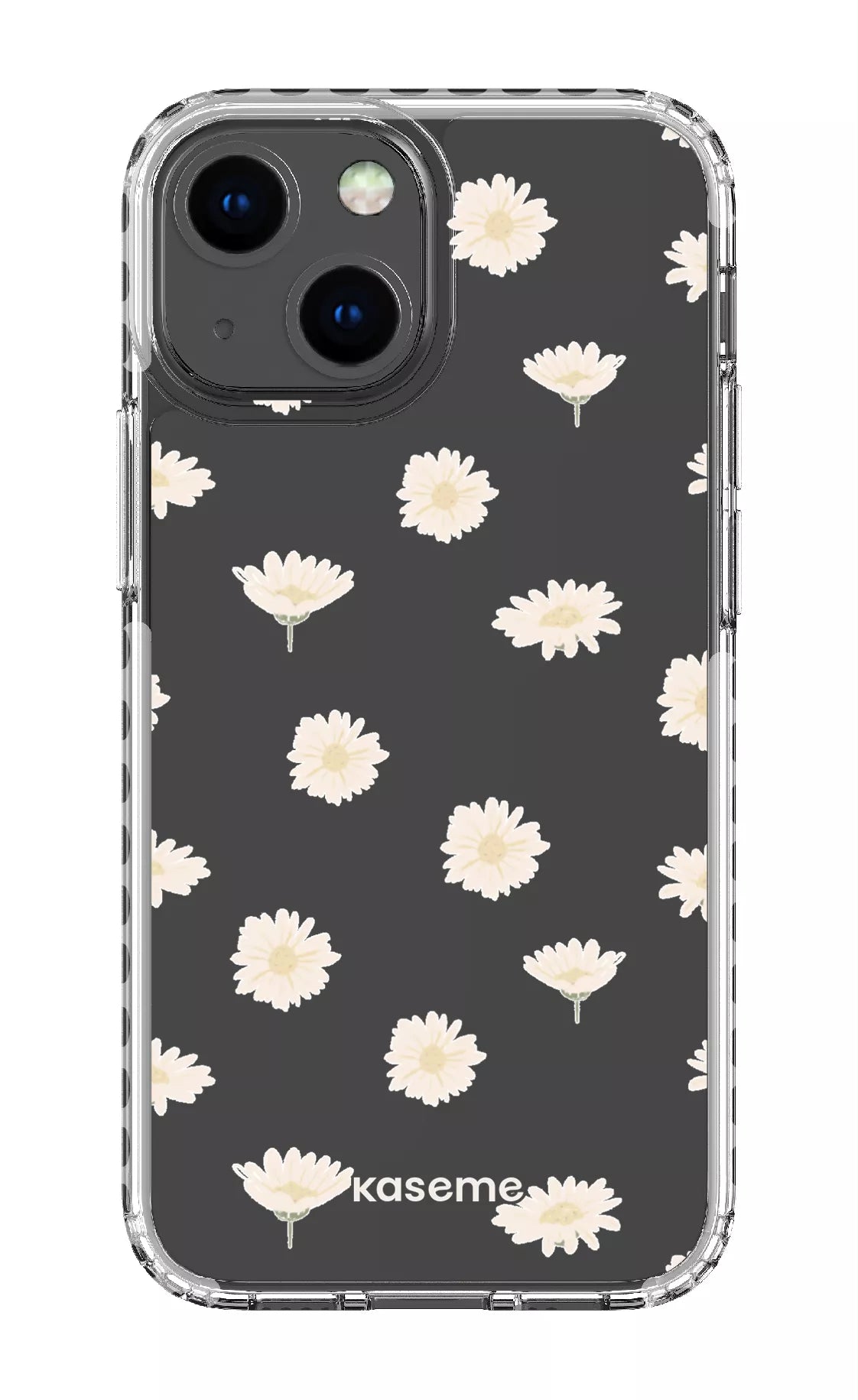 iPhone 13 Mini Clear Case - White Bella Clear Case -