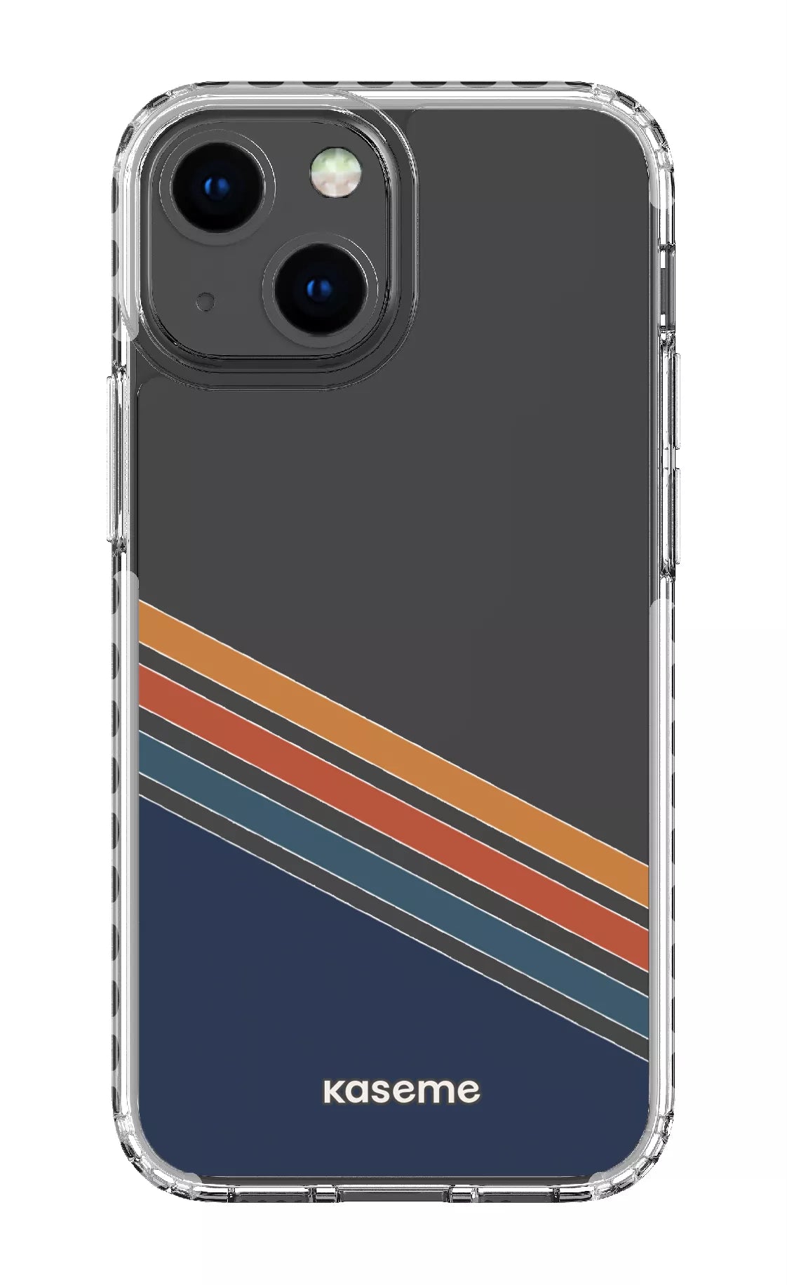 iPhone 13 Mini Clear Case - White Bitter Clear Case -