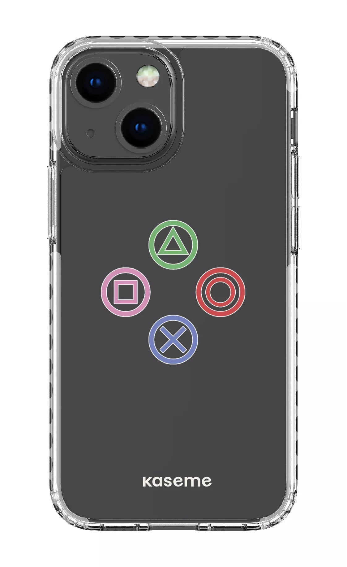 iPhone 13 Mini Clear Case - White Console Clear Case -