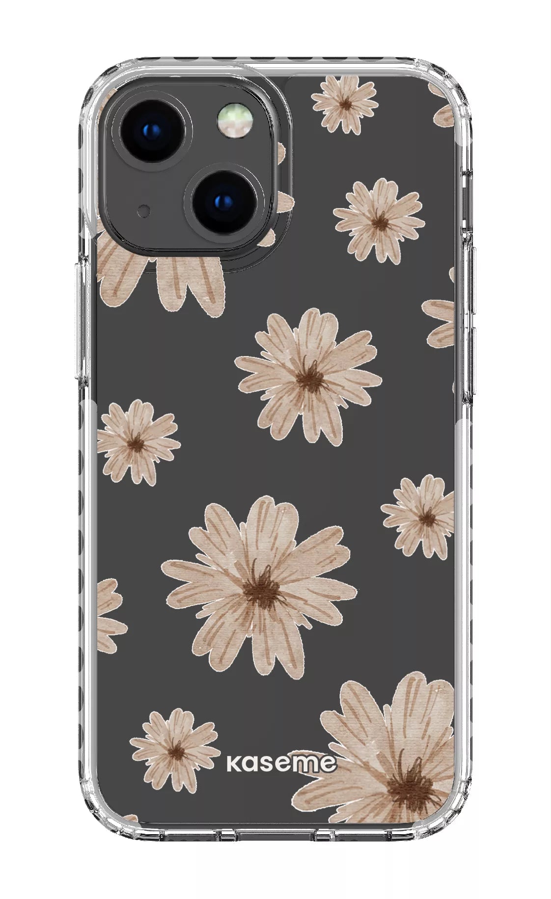 iPhone 13 Mini Clear Case - White Delicate Dreams Clear Case -