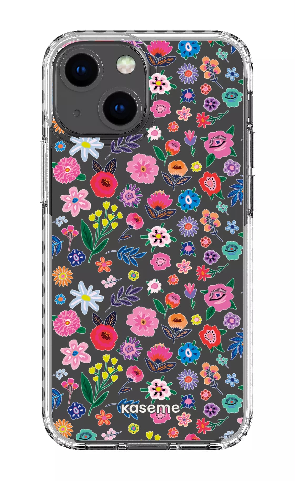 iPhone 13 Mini Clear Case - White Hallucinate Clear Case -