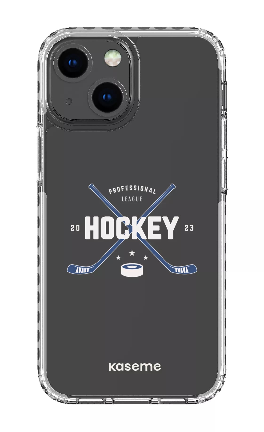 iPhone 13 Mini Clear Case - White Playoffs Clear Case -