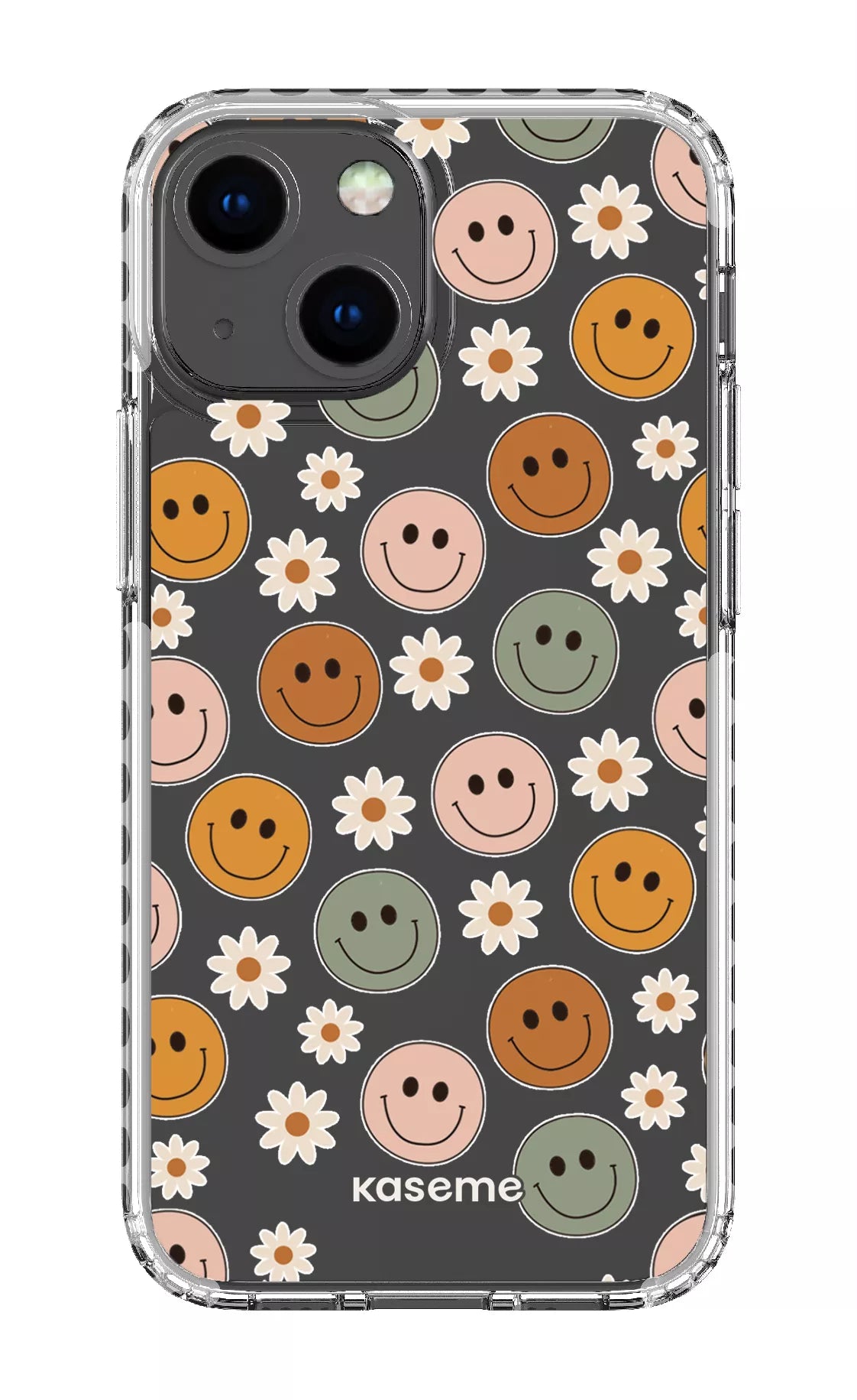 iPhone 13 Mini Clear Case - White Smirk Clear Case -