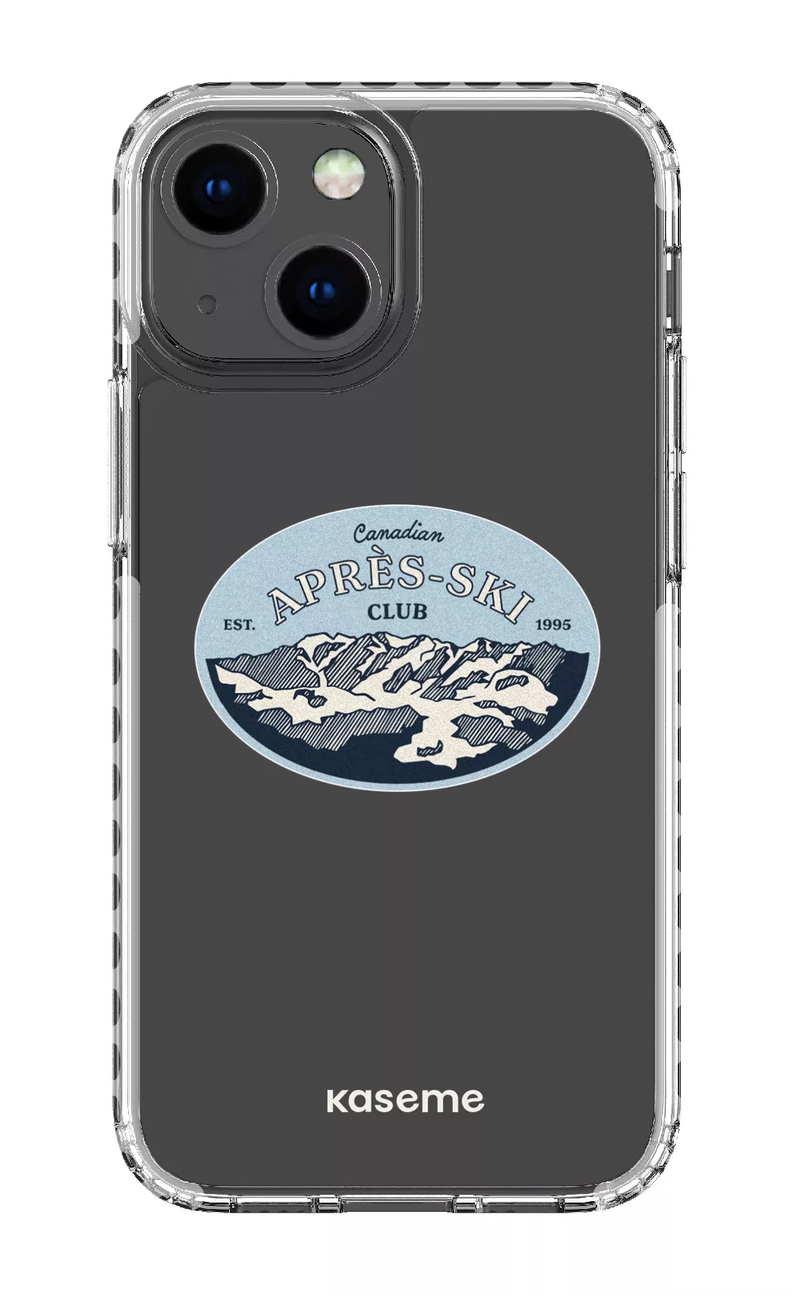 iPhone 13 Mini Clear Case - White Whistler Clear Case -