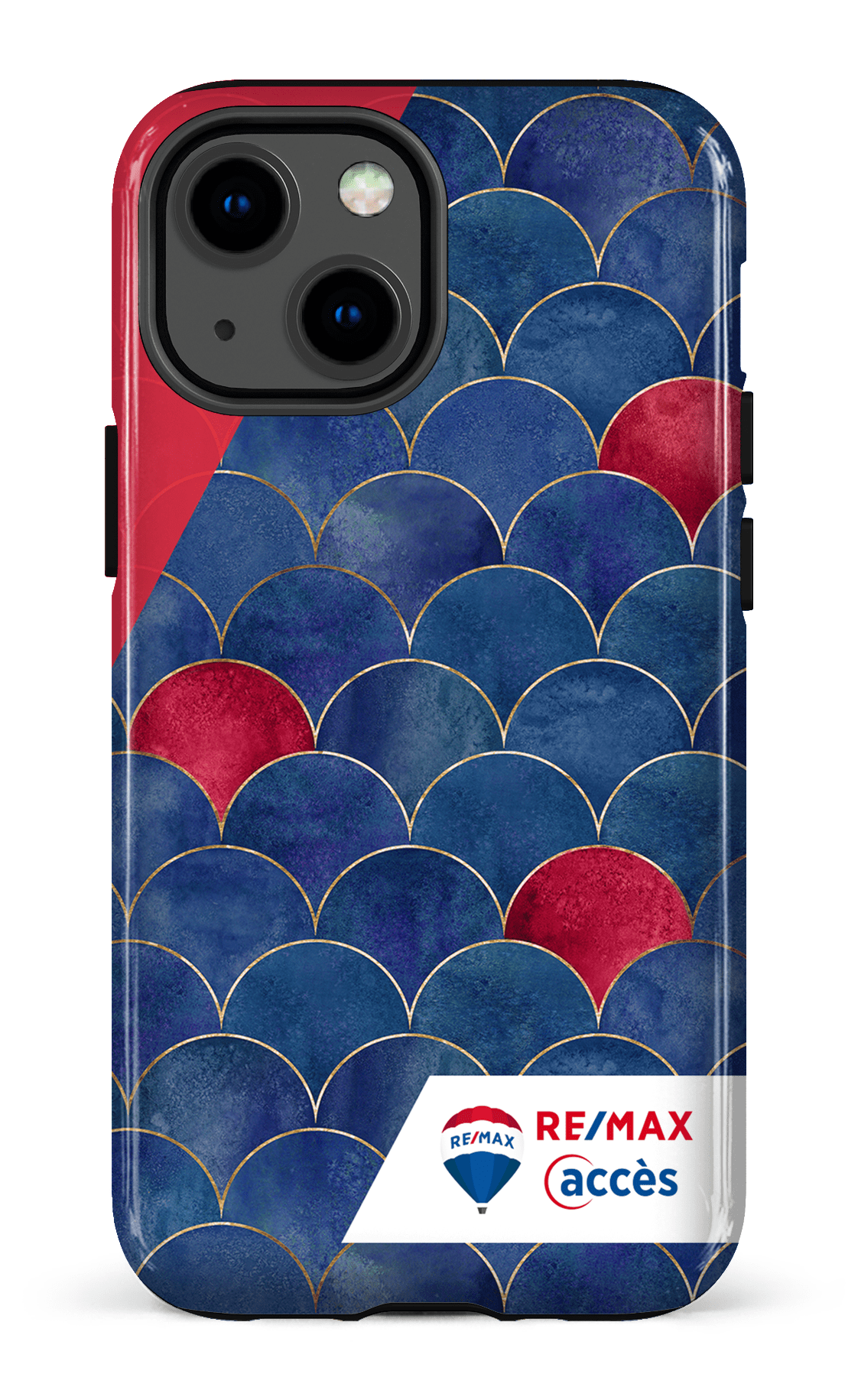 iPhone 13 Mini Tough Écailles bicolores -